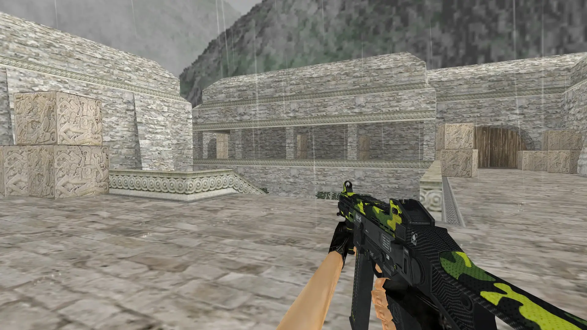 UMP45 Riot — de_aztec (first person)
