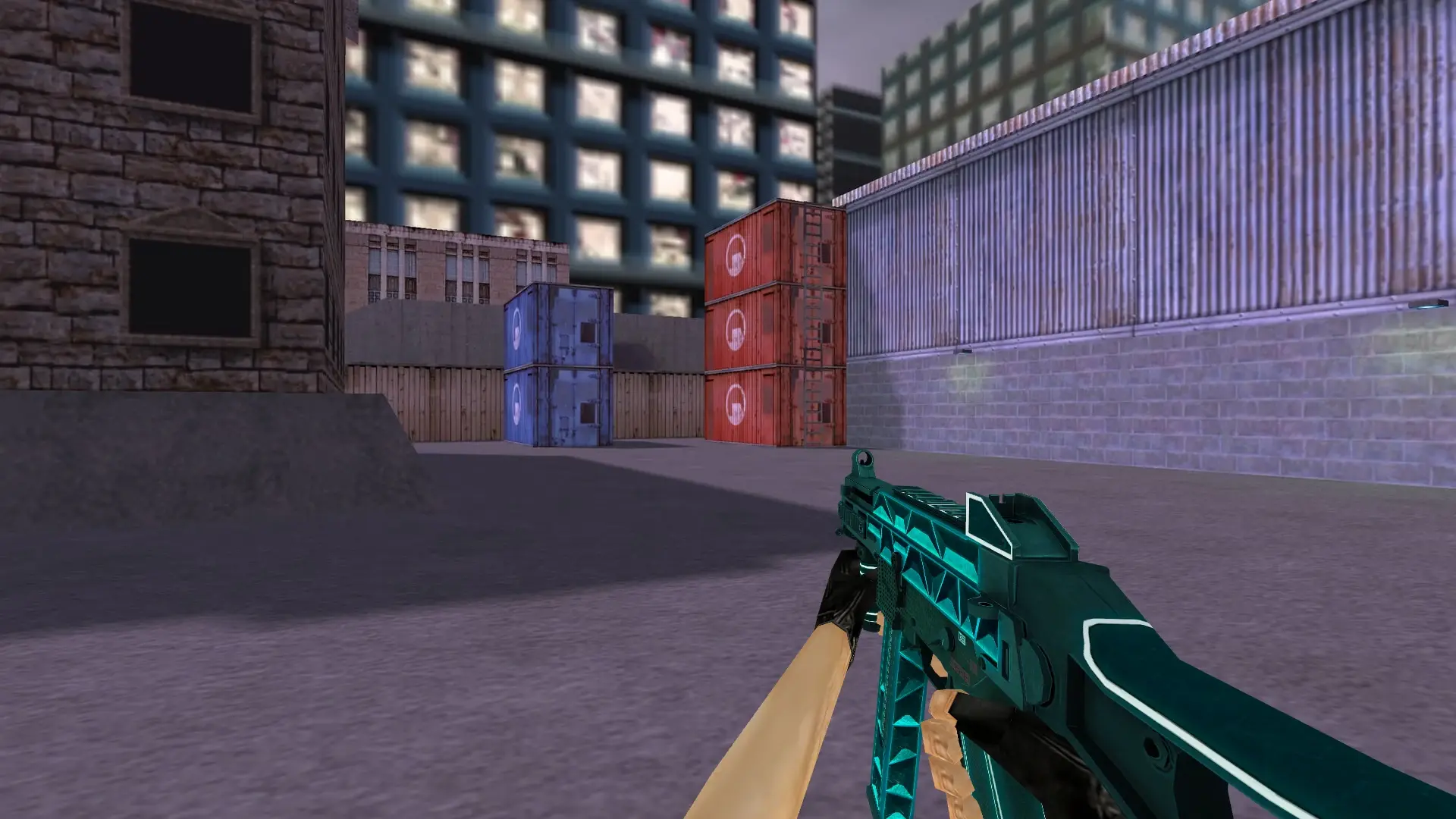 UMP45 Scaffold — cs_assault (first person)