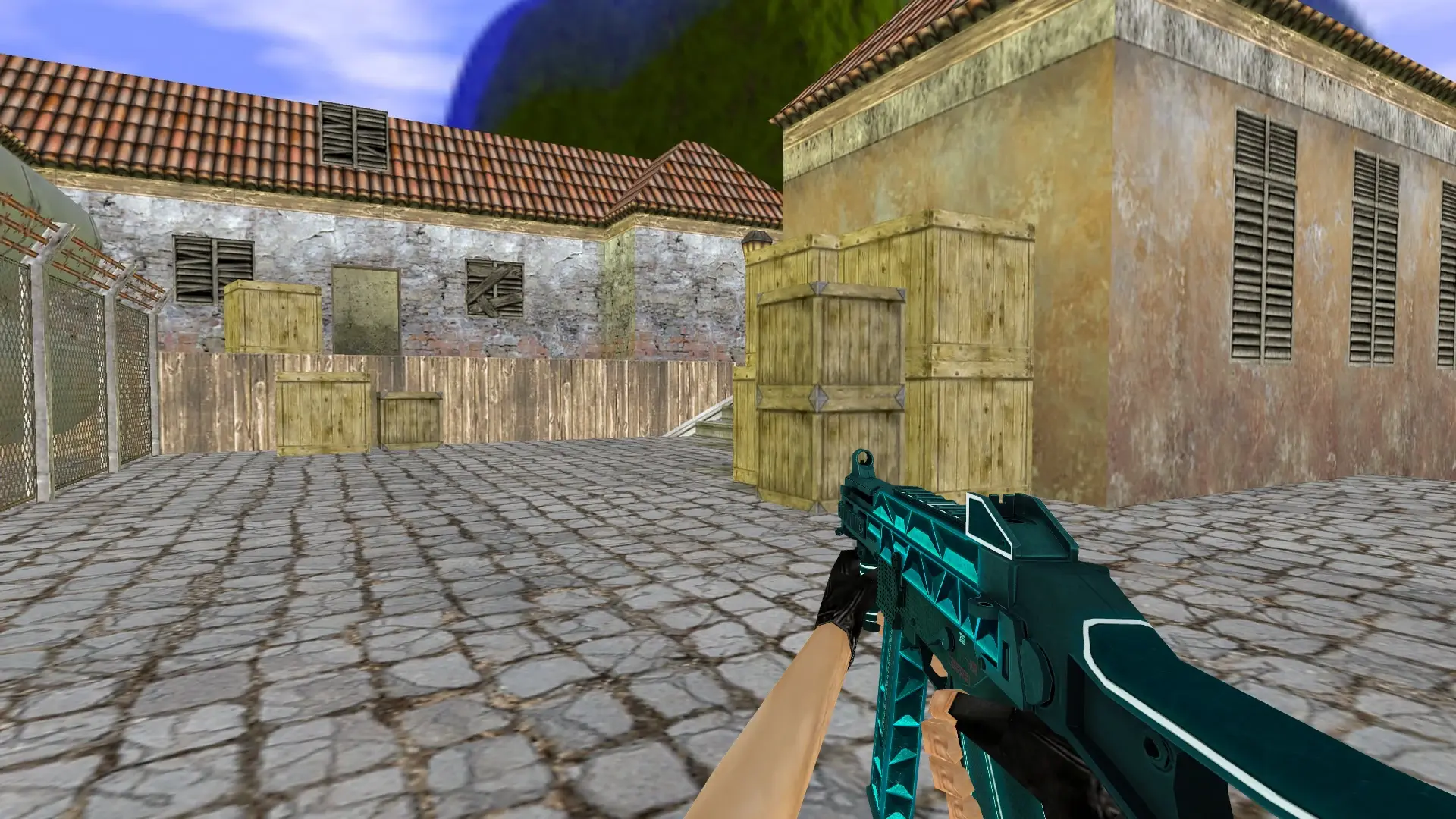 UMP45 Scaffold — de_inferno (first person)