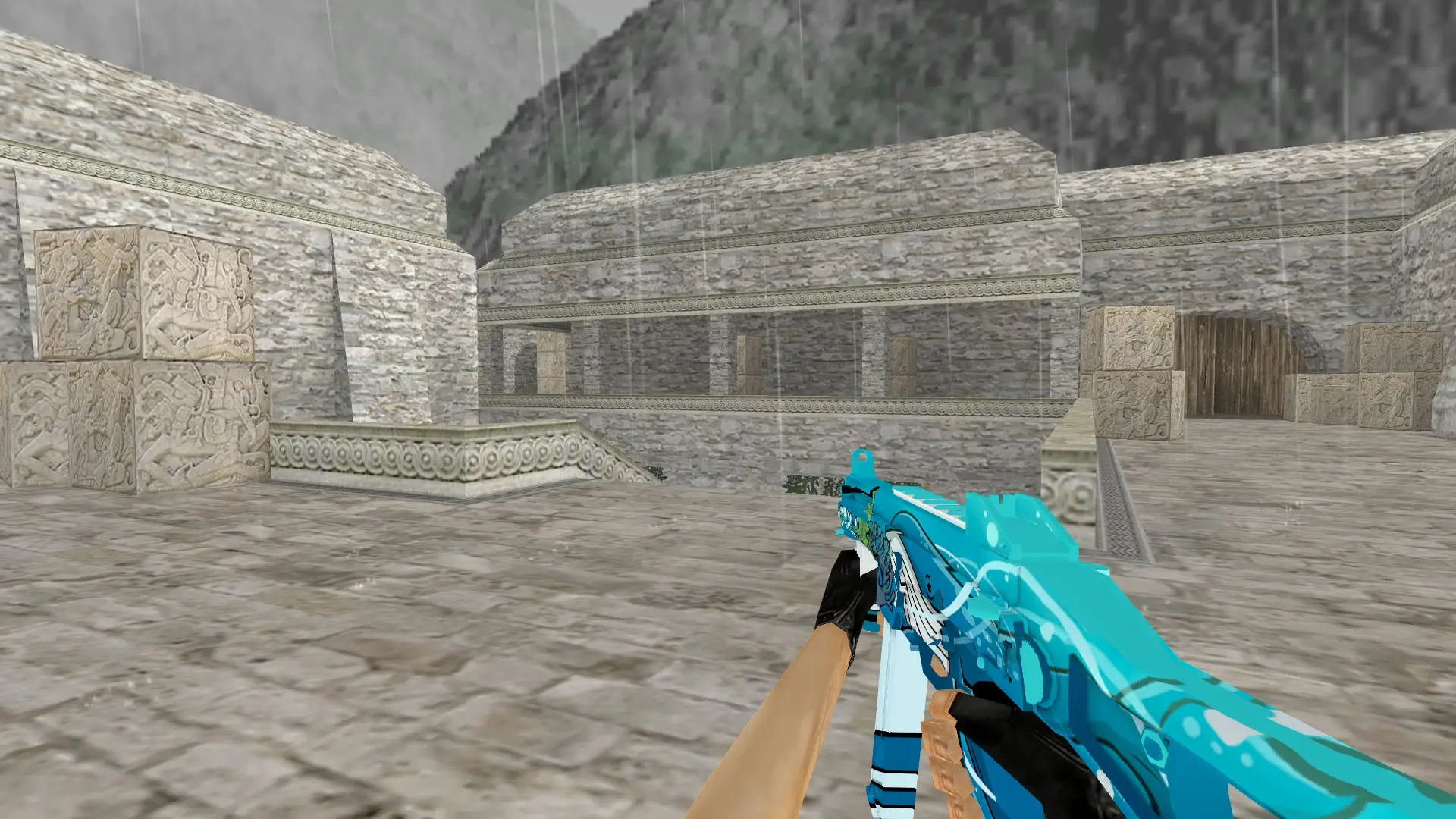 UMP45 Sealife — de_aztec (first person)