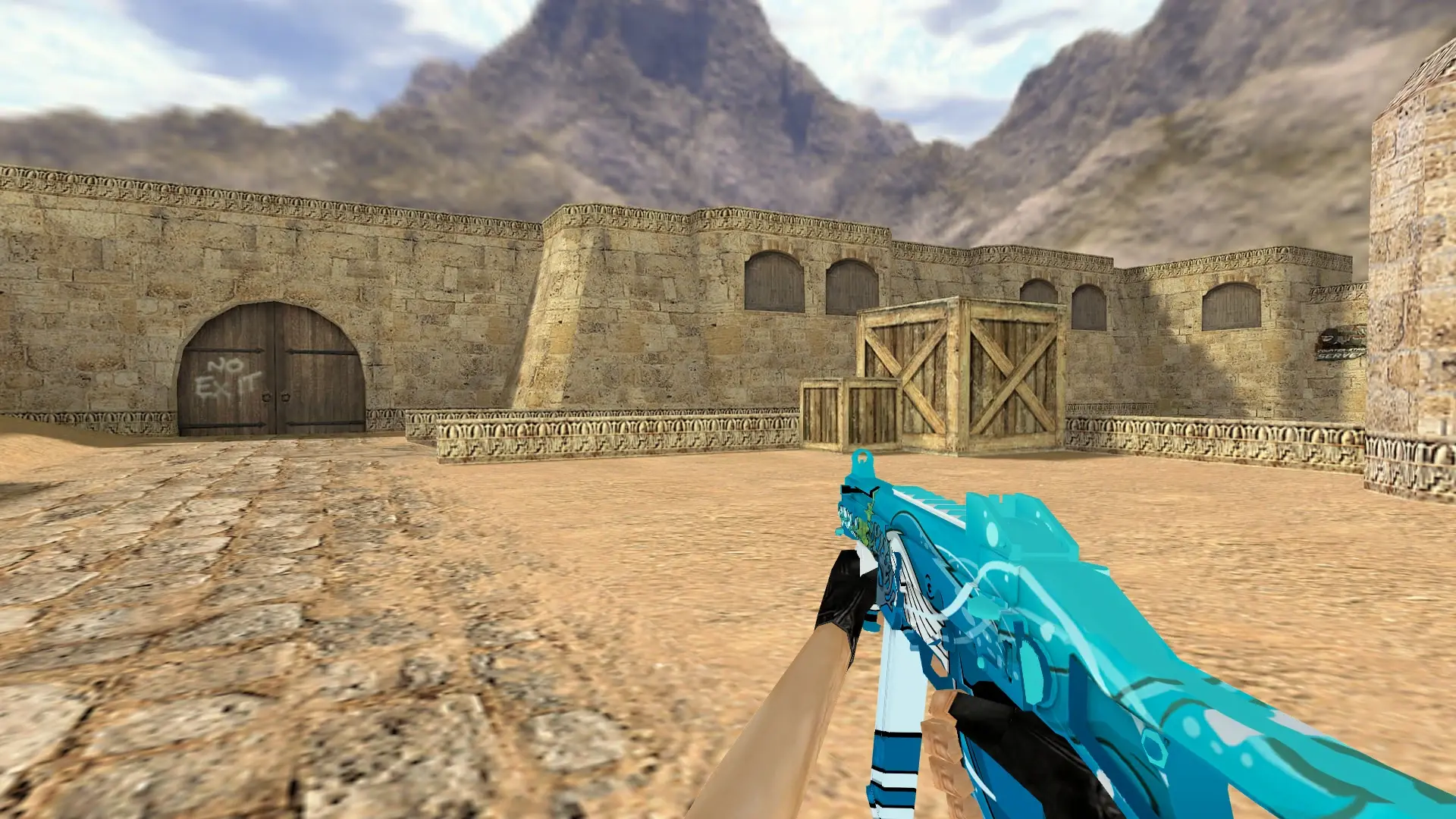 UMP45 Sealife — de_dust2 (first person)