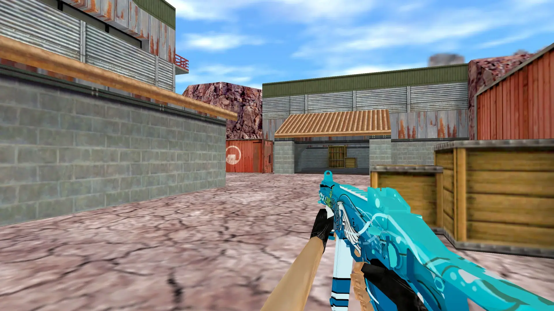UMP45 Sealife — de_nuke (first person)