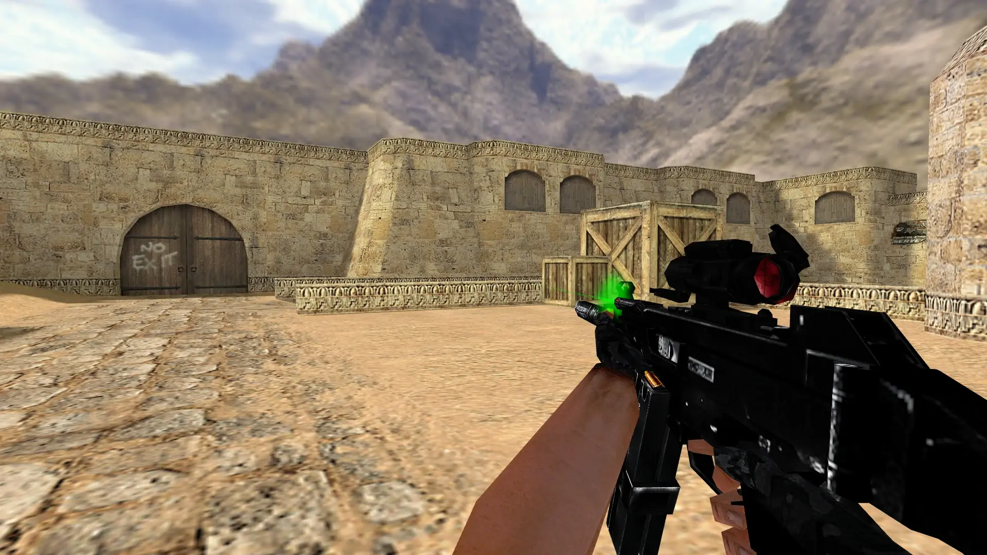 UMP45 Tactical — de_dust2 (first person)