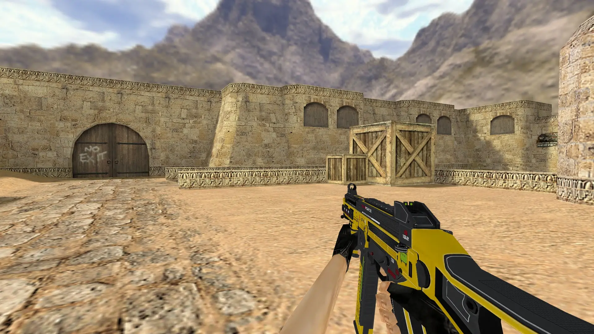 UMP45 Tech Force — de_dust2 (first person)