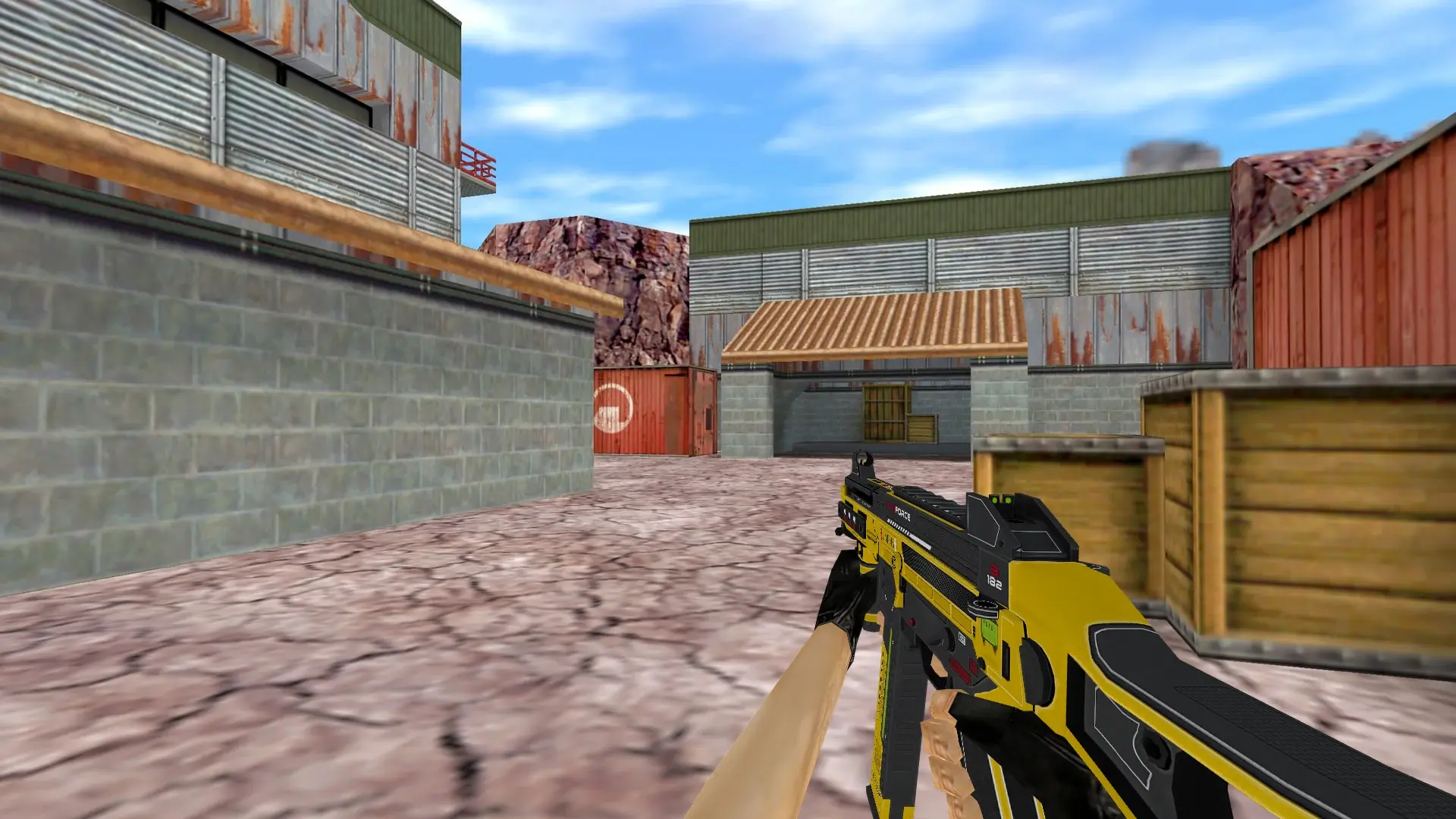 UMP45 Tech Force — de_nuke (first person)