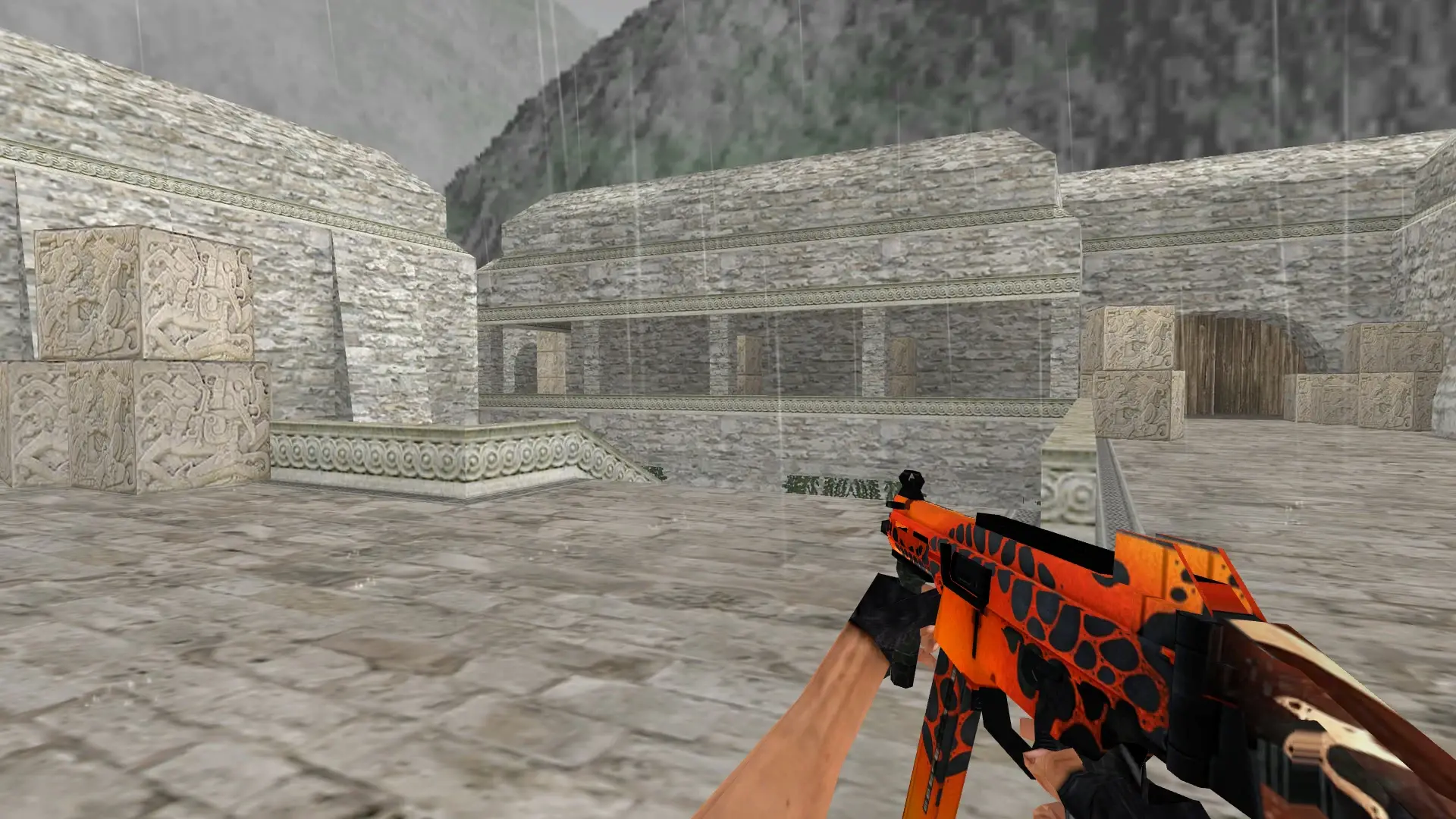 UMP45 Tiger Moth — de_aztec (first person)