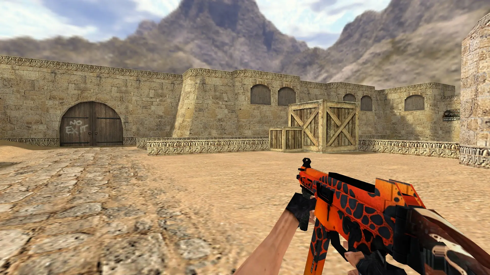 UMP45 Tiger Moth — de_dust2 (first person)