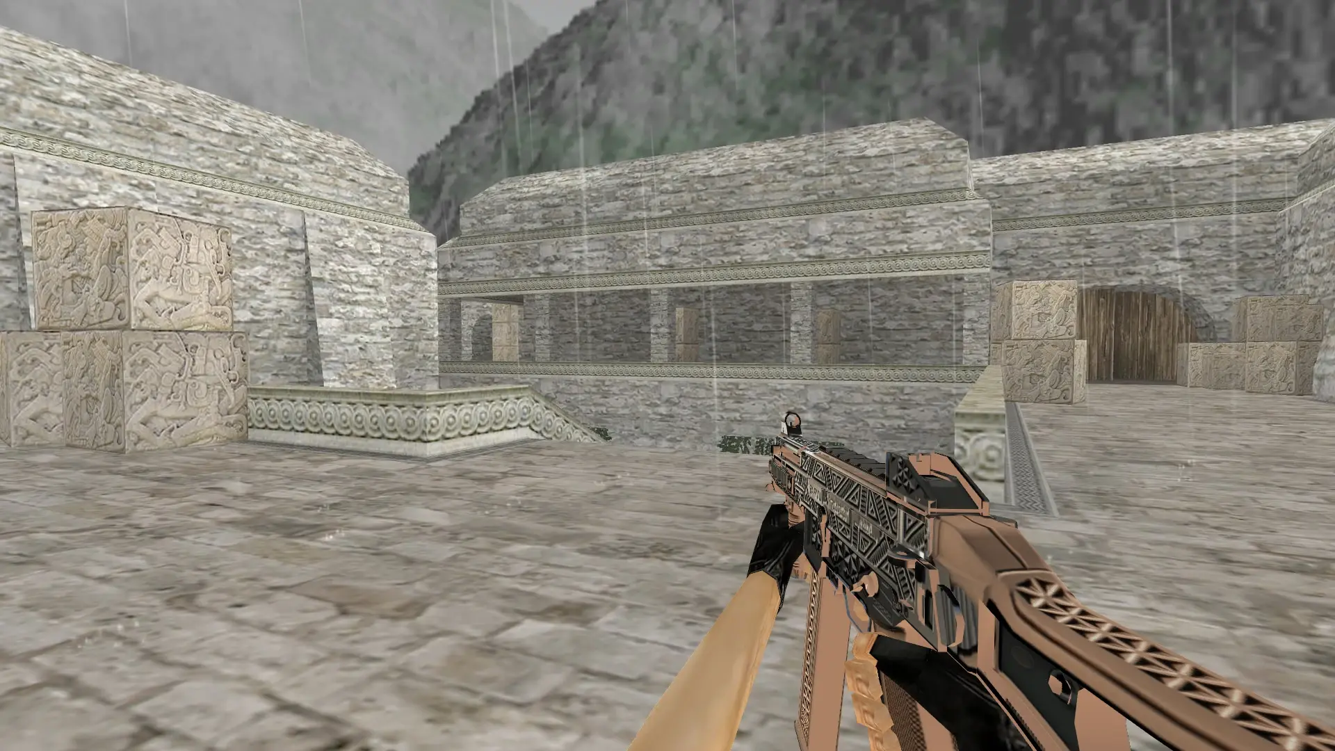 UMP45 Tred — de_aztec (first person)
