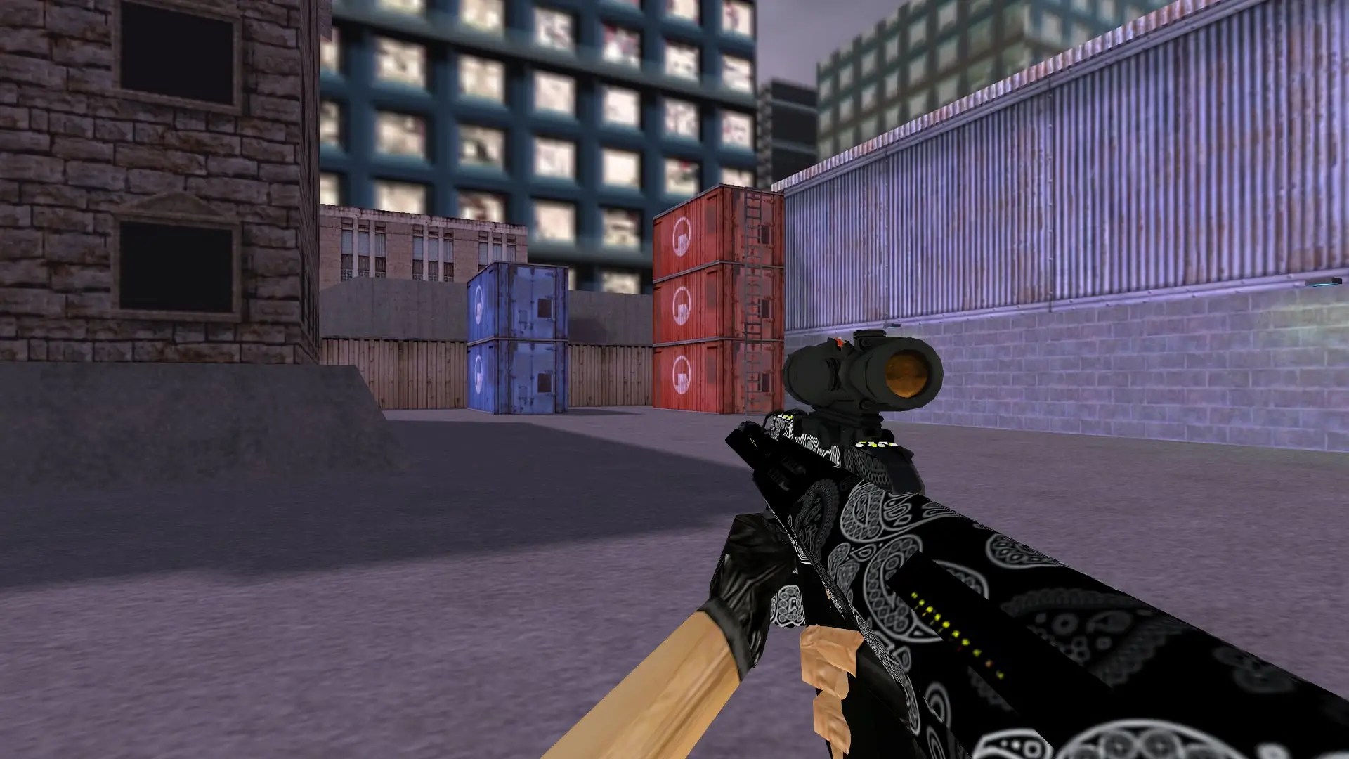AUG Black Series — cs_assault (first person)