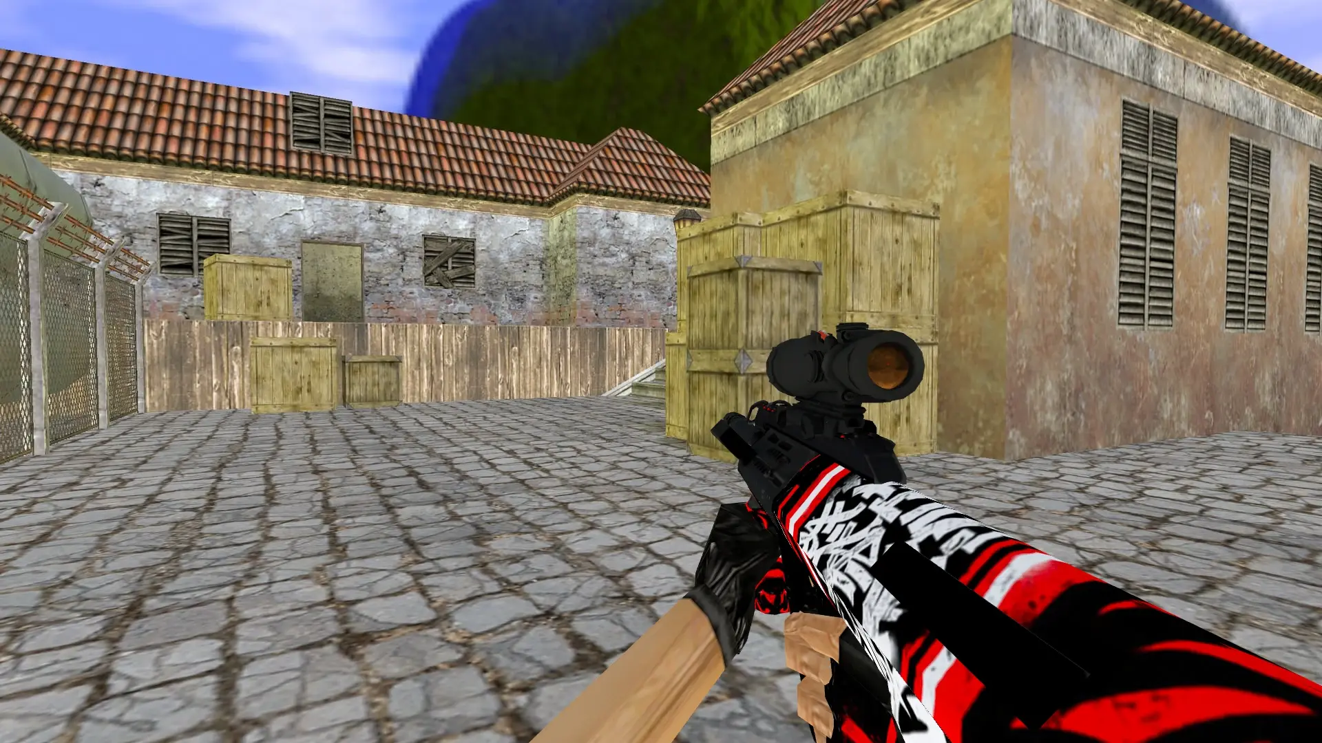 AUG Calligraphy — de_inferno (first person)