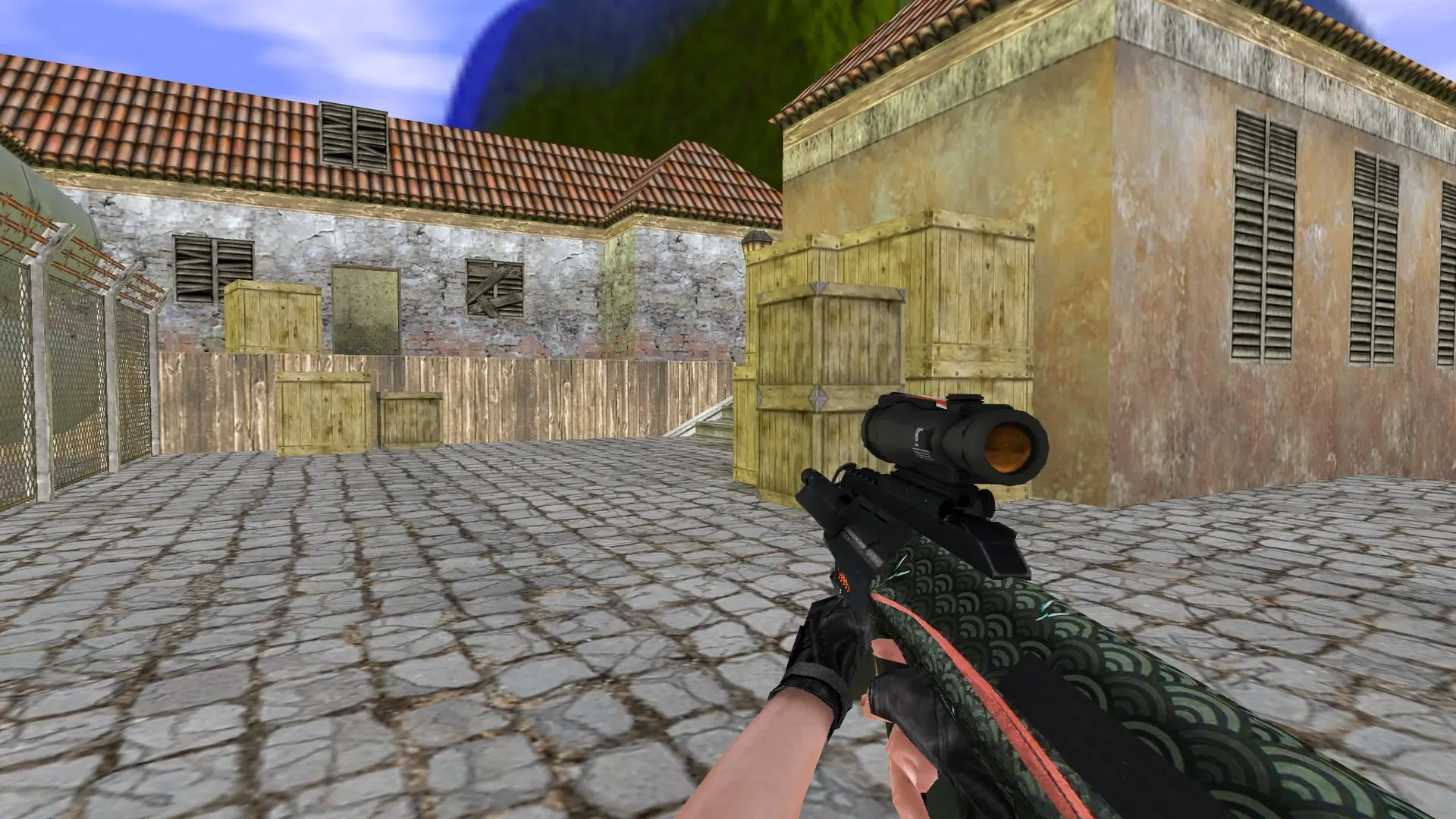AUG Chameleon — de_inferno (first person)