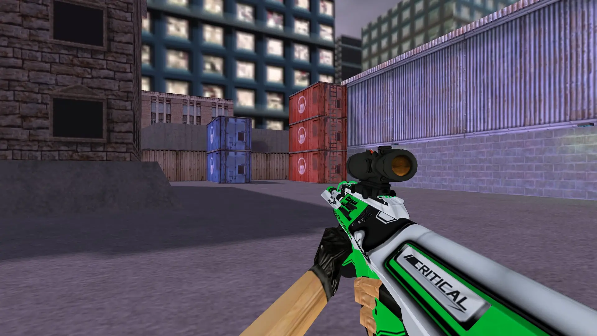 AUG Critical — cs_assault (first person)
