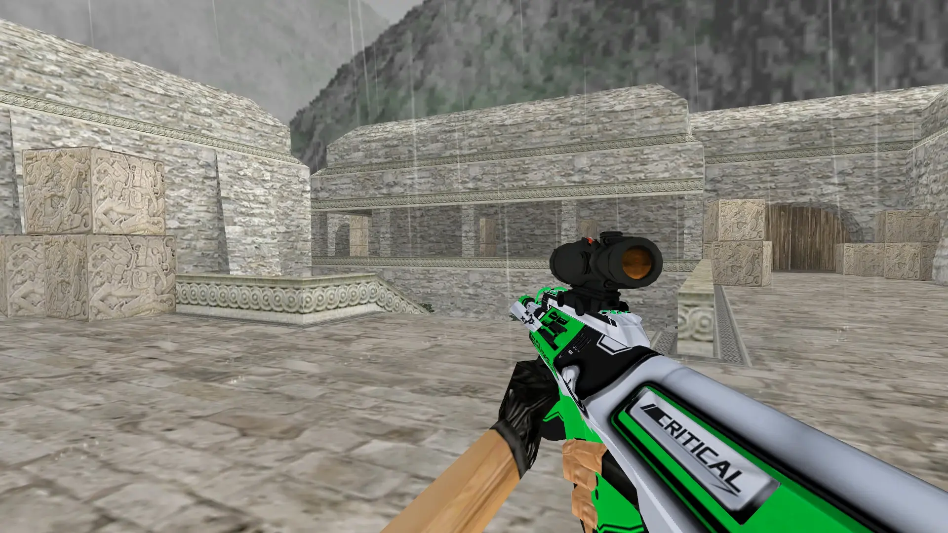 AUG Critical — de_aztec (first person)
