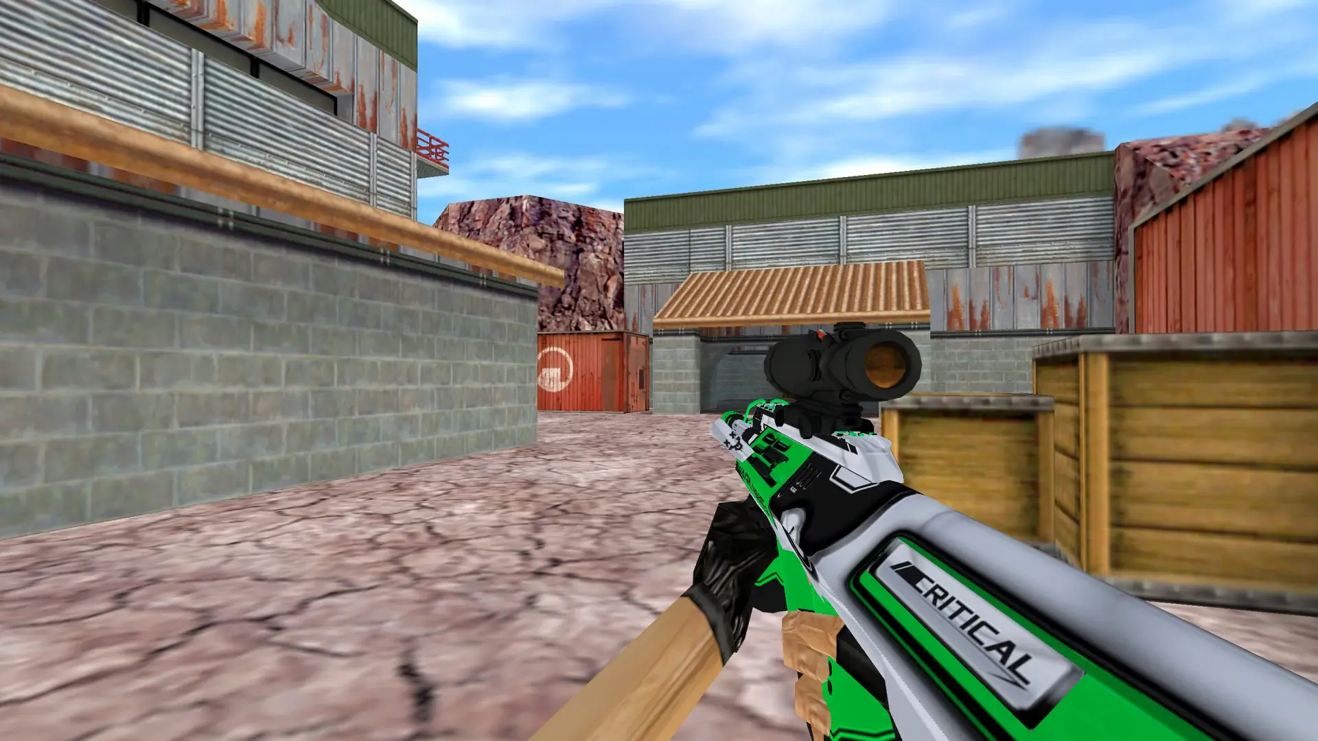AUG Critical — de_nuke (first person)
