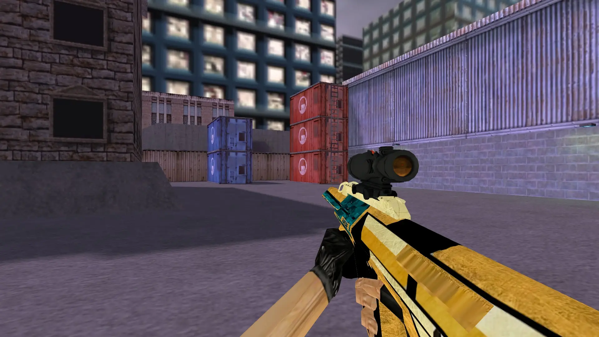 AUG Deco — cs_assault (first person)