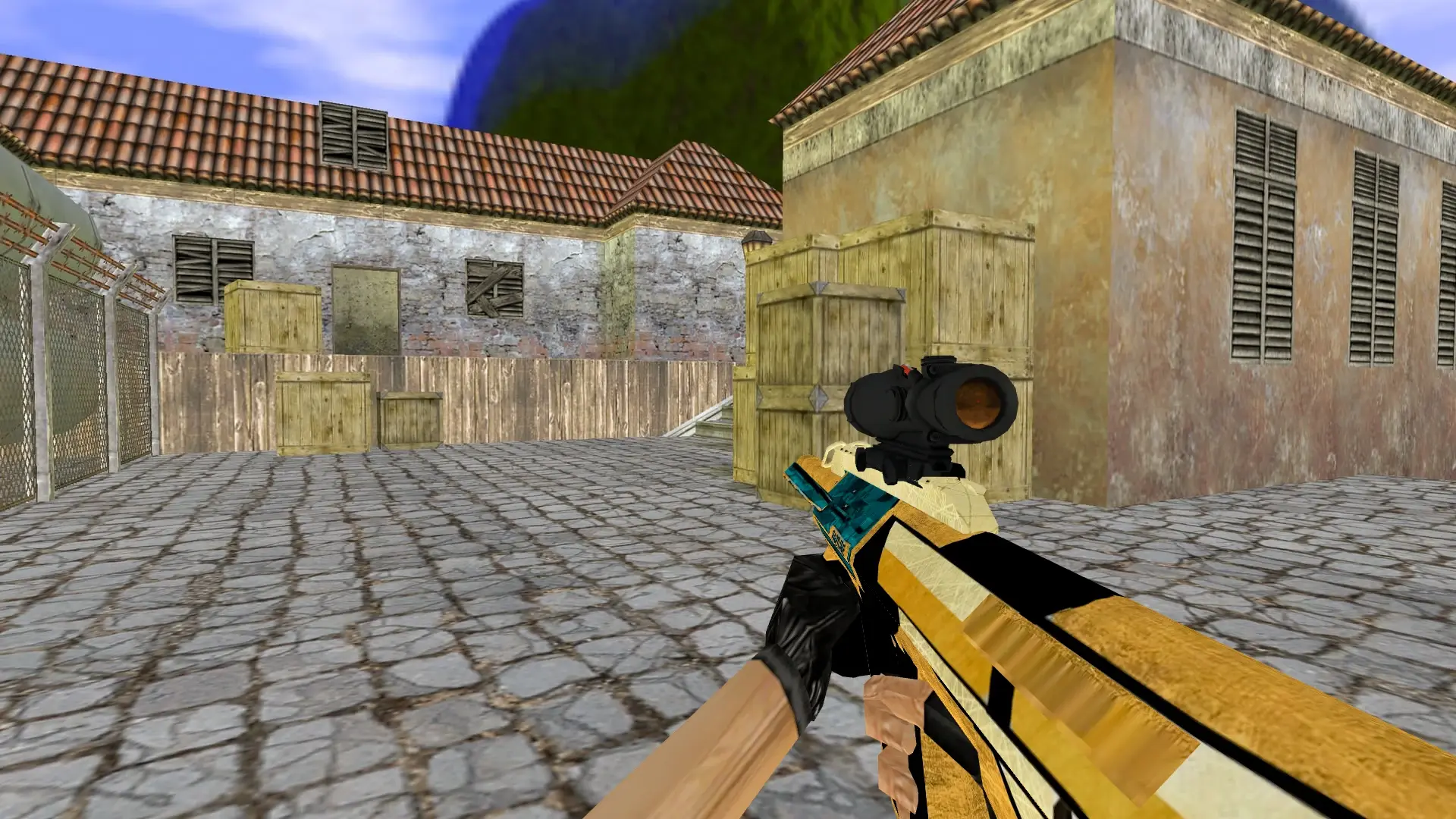 AUG Deco — de_inferno (first person)