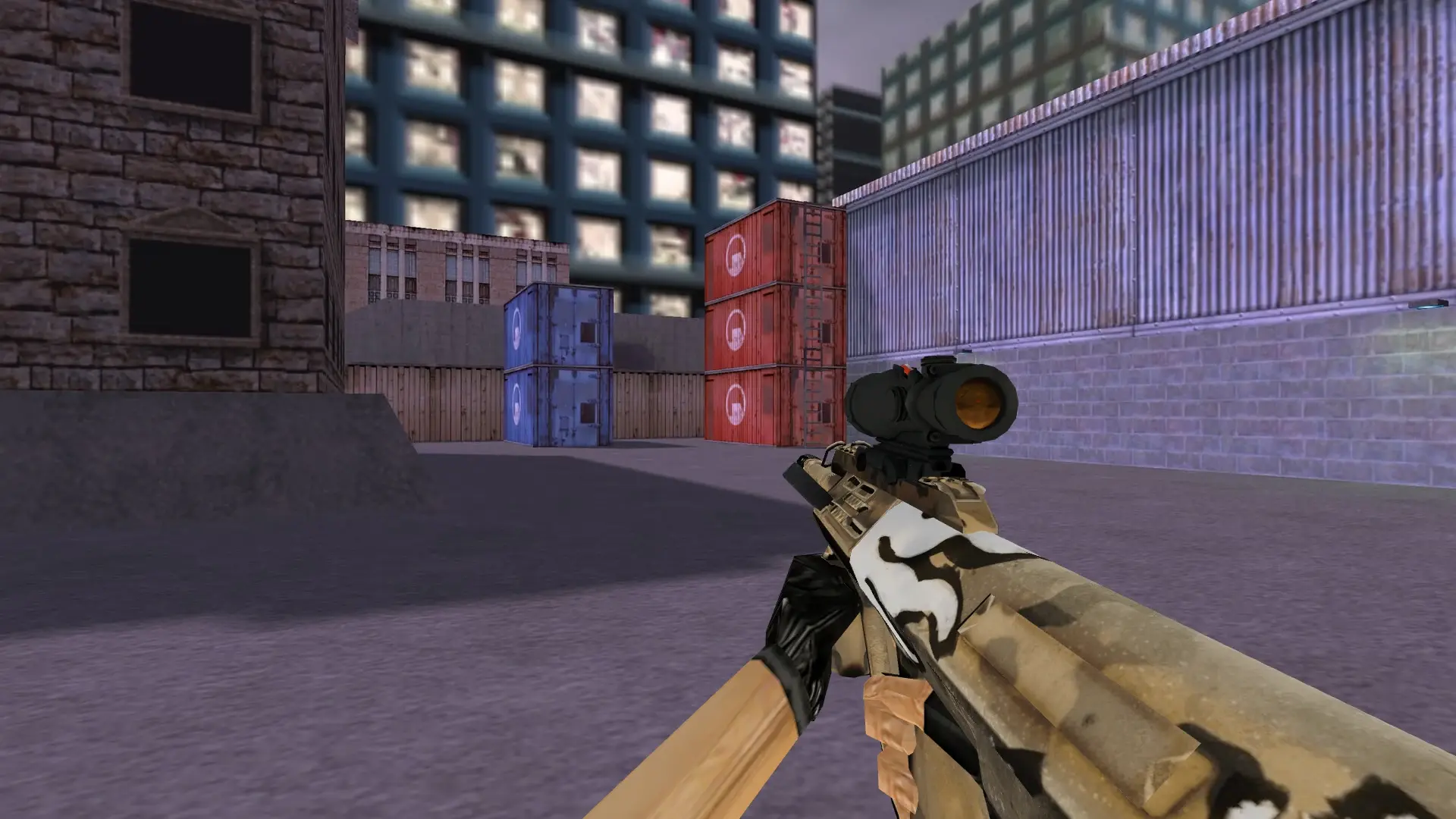 AUG Desert Revolt — cs_assault (first person)