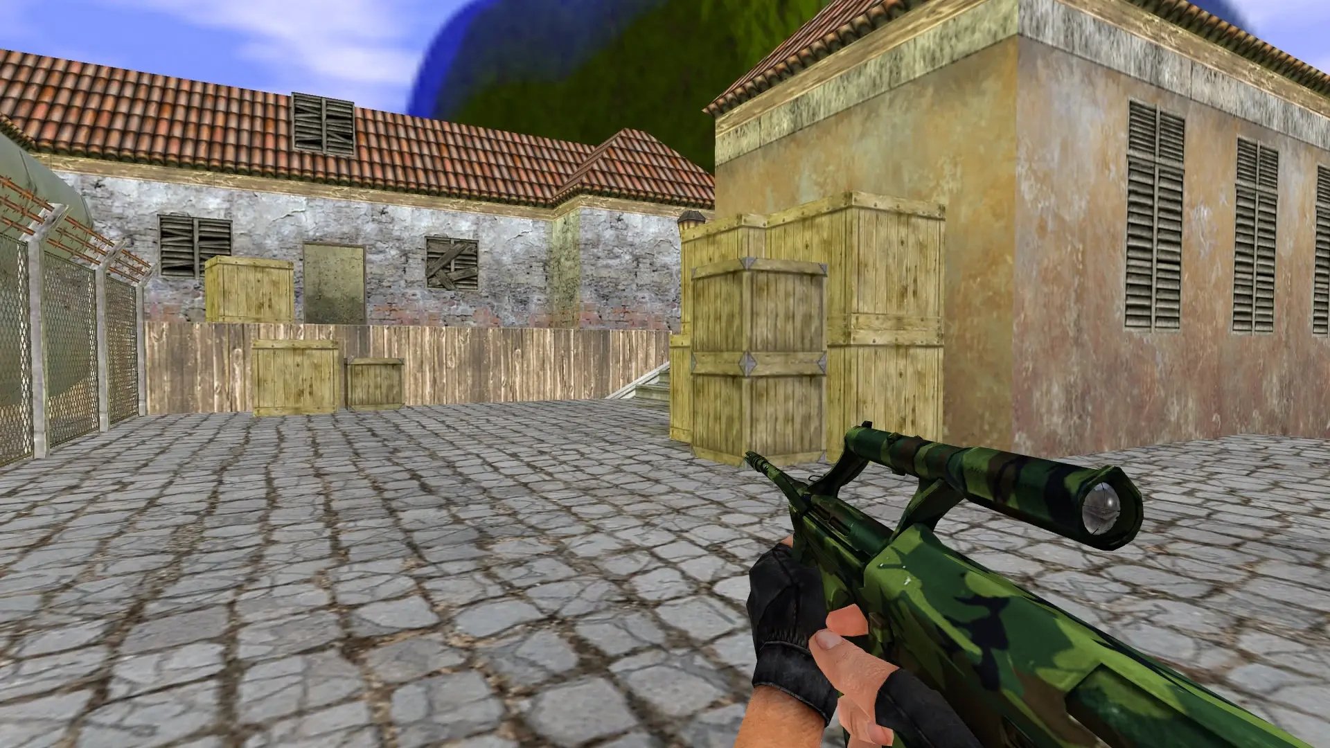 AUG Forest Camo — de_inferno (first person)