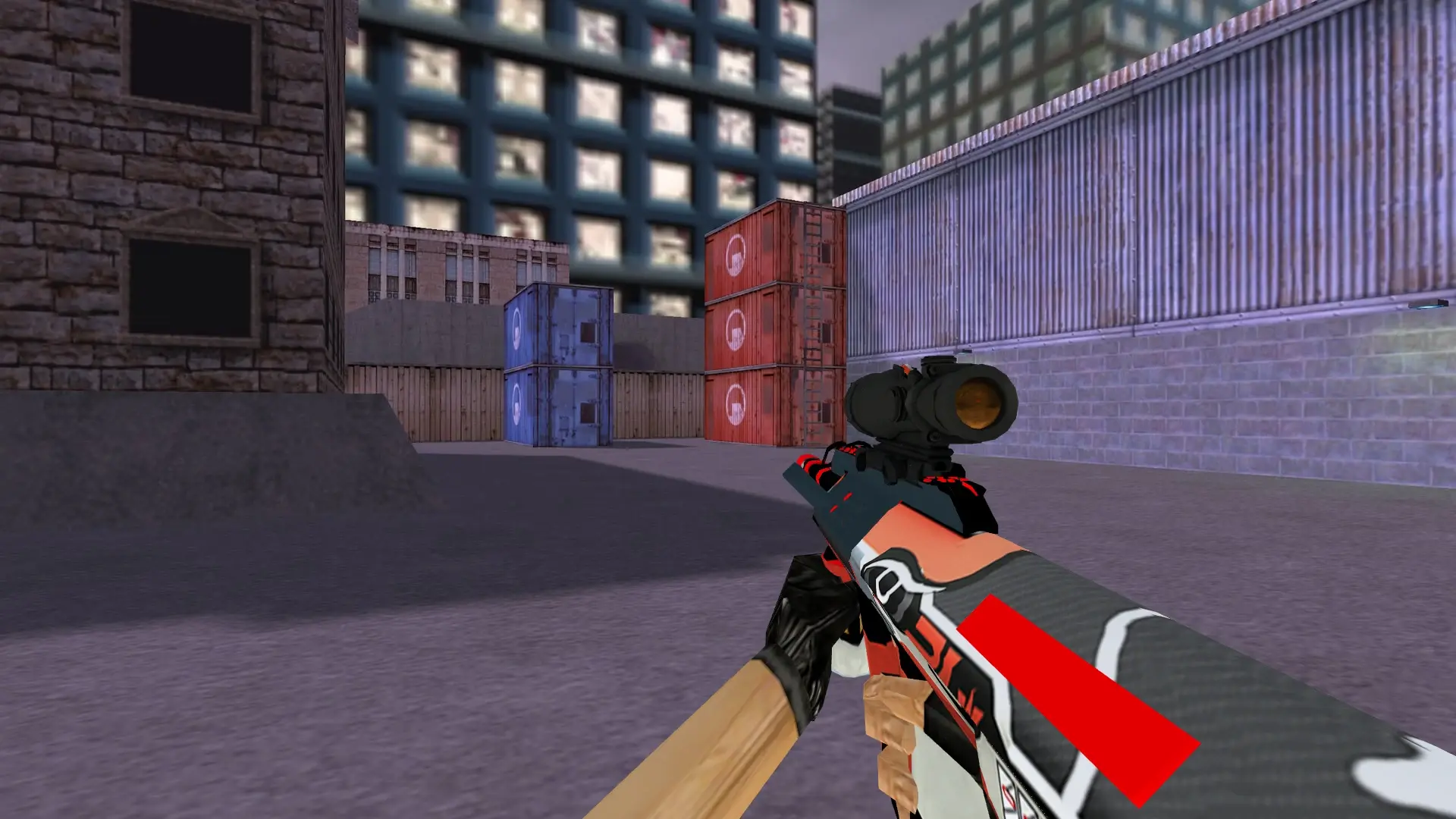 AUG Indiana — cs_assault (first person)
