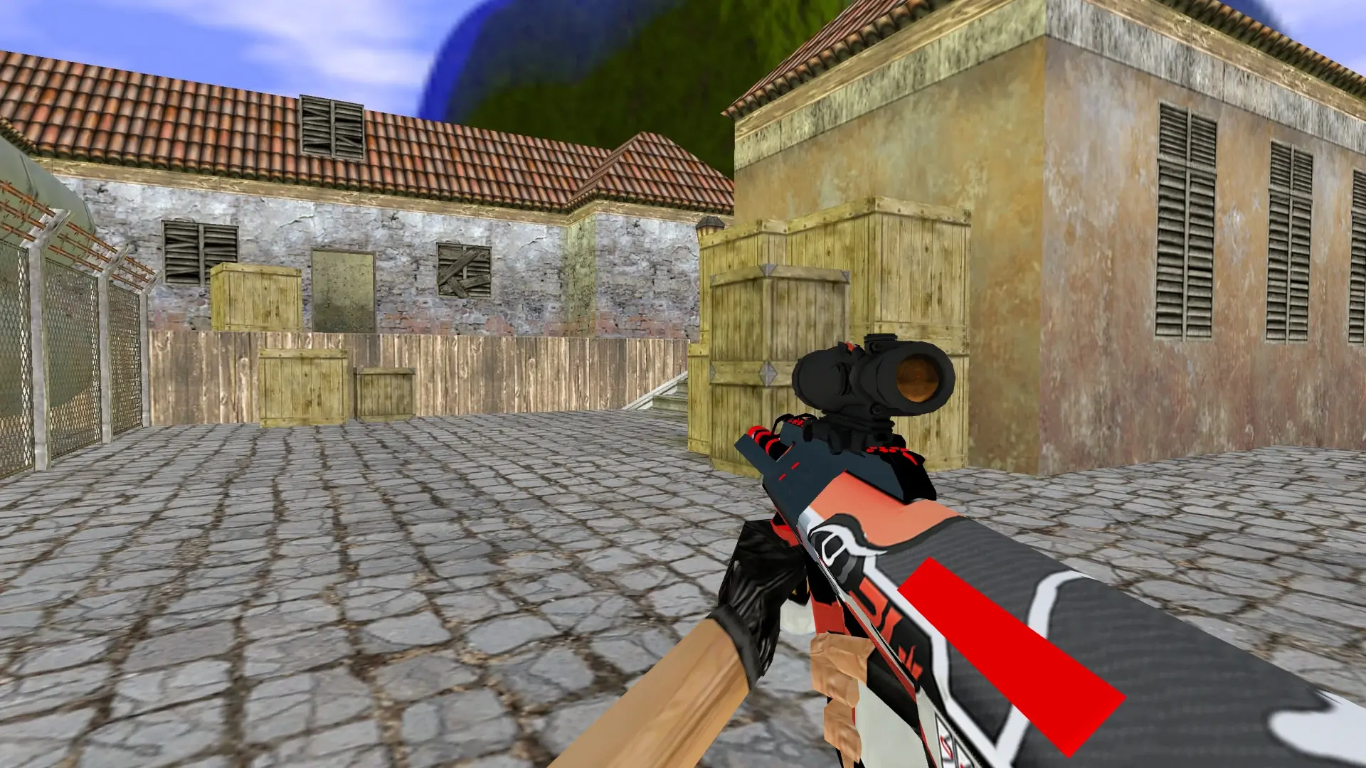 AUG Indiana — de_inferno (first person)
