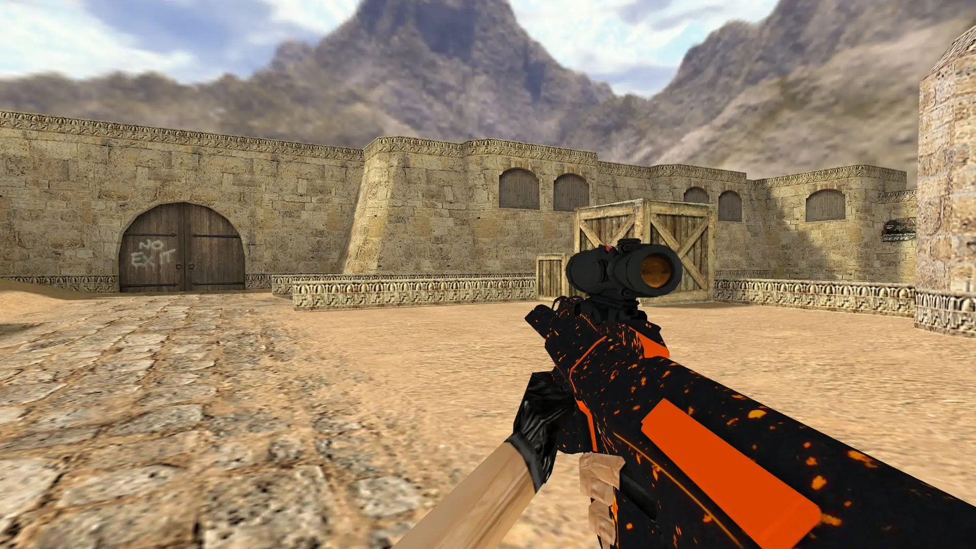 AUG Lavale — de_dust2 (first person)