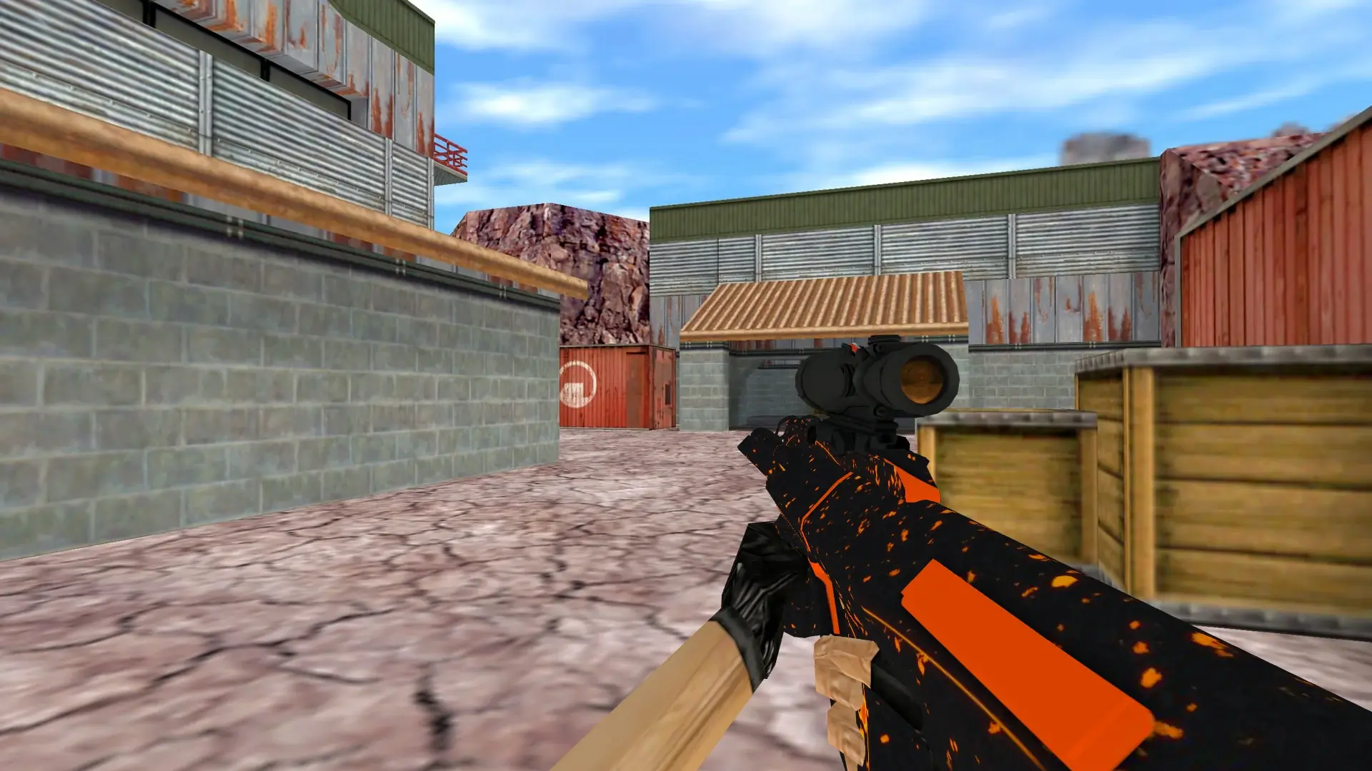 AUG Lavale — de_nuke (first person)