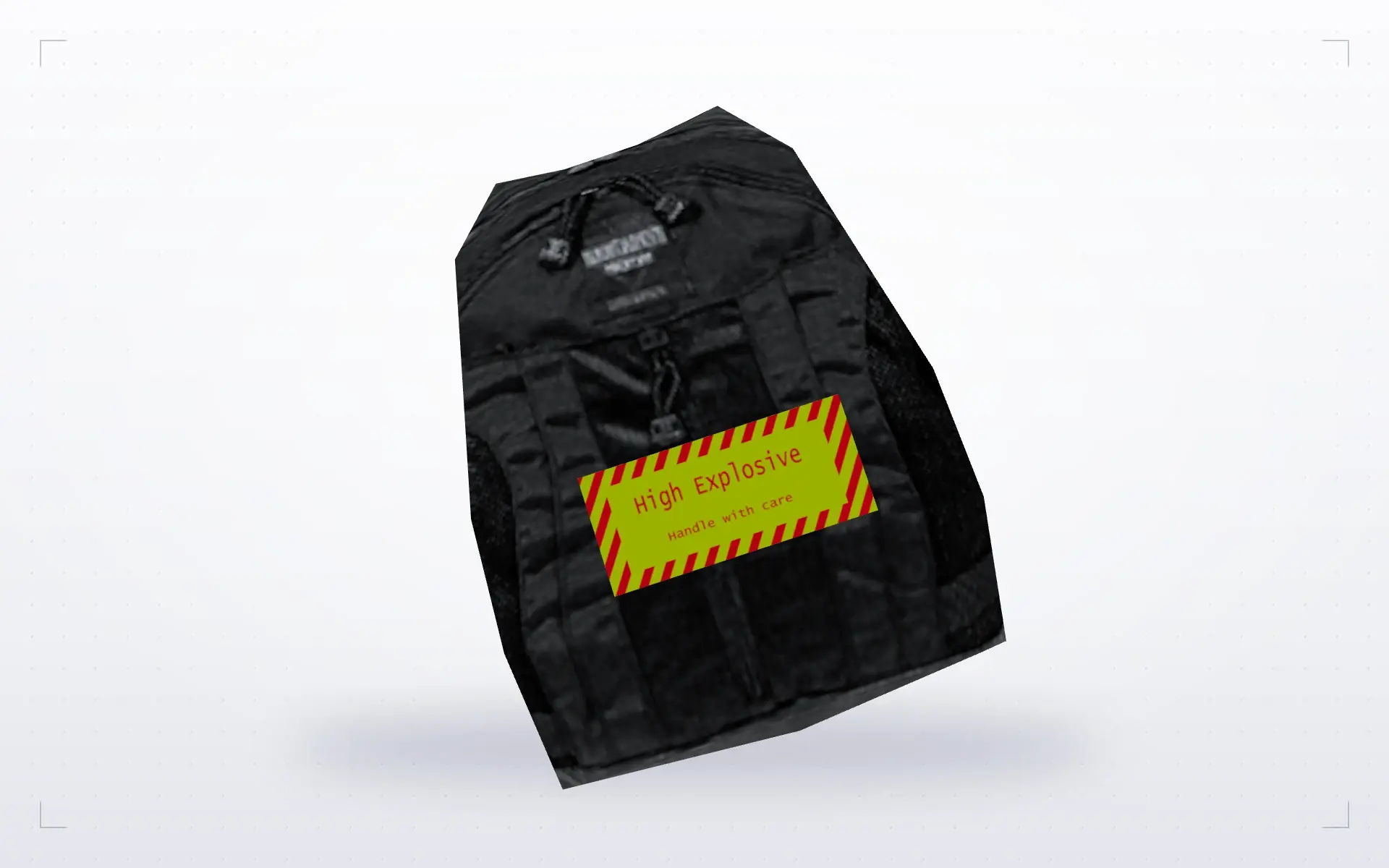 Improved Backpack — top view
