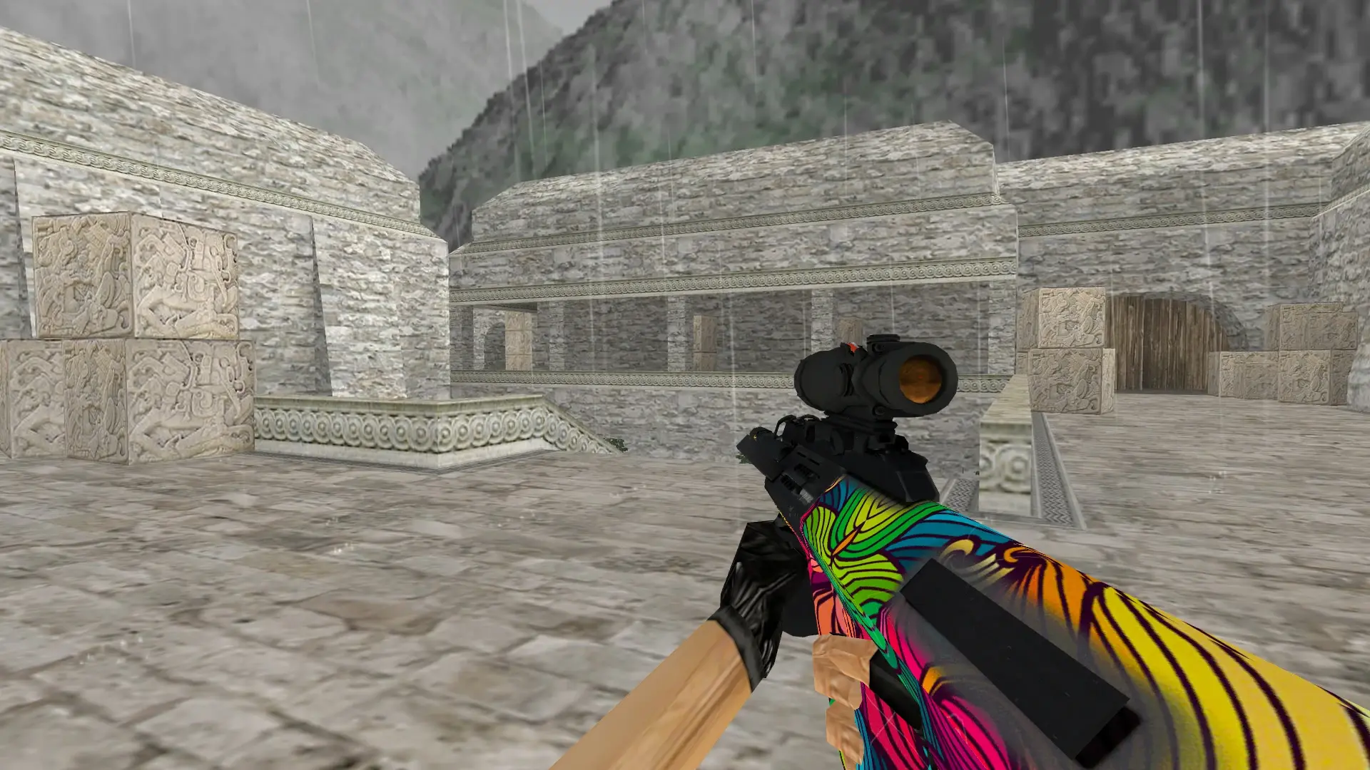 AUG Nathlose — de_aztec (first person)
