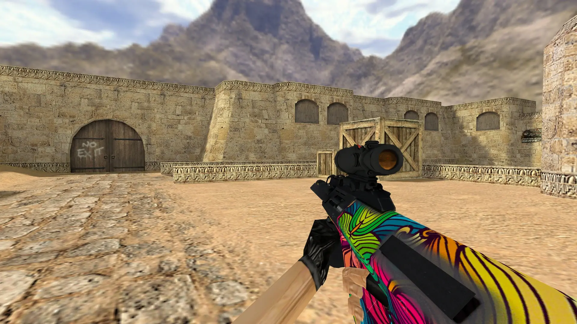 AUG Nathlose — de_dust2 (first person)