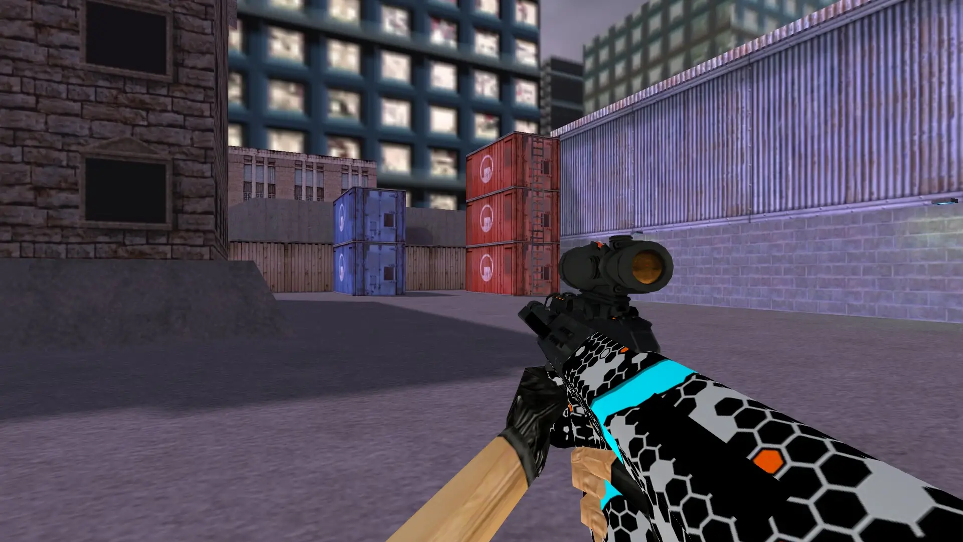 AUG Next Technology — cs_assault (first person)