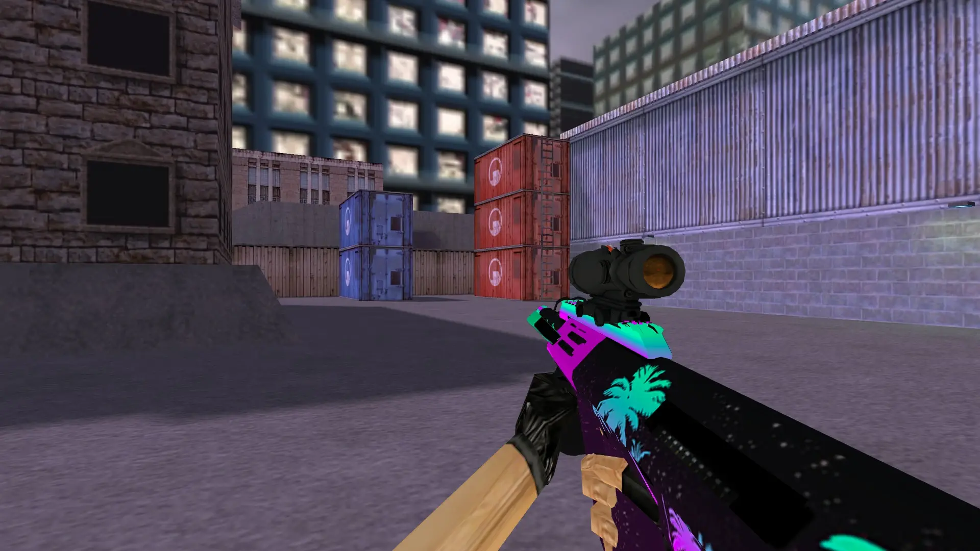 AUG Paradise — cs_assault (first person)
