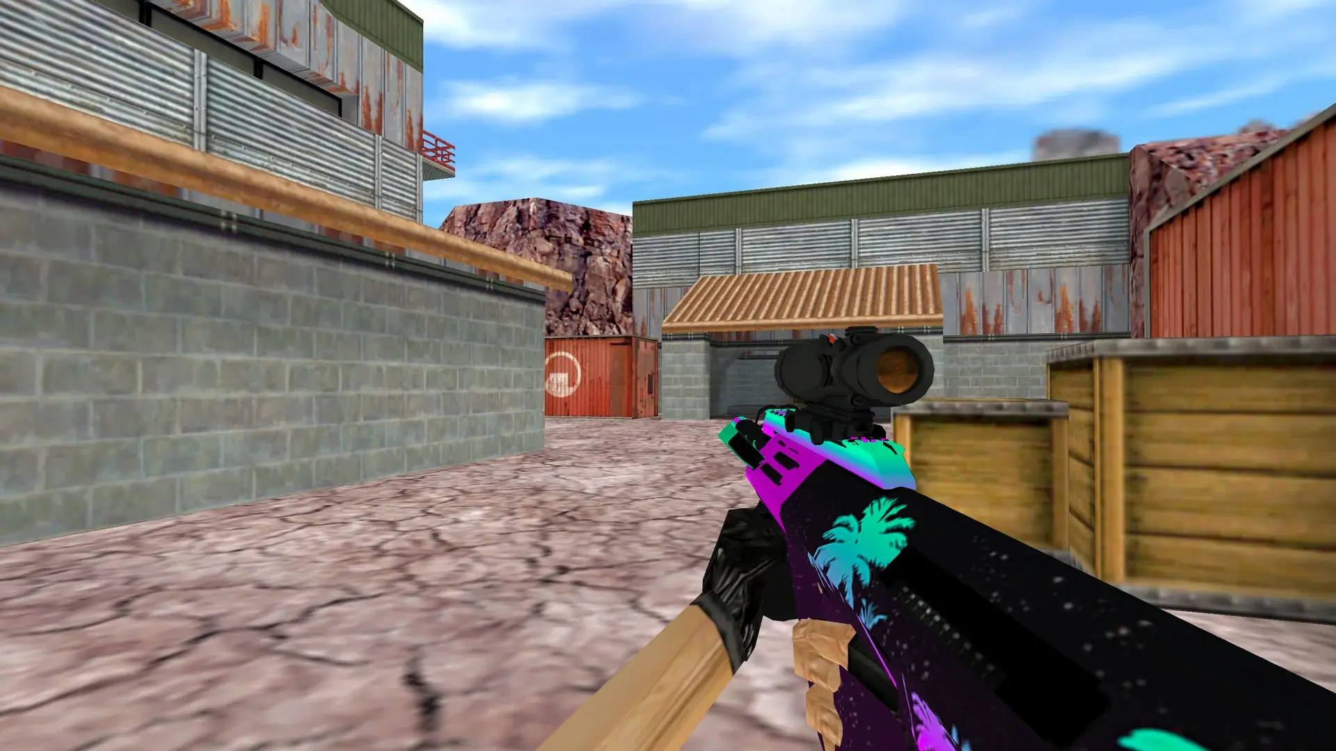 AUG Paradise — de_nuke (first person)