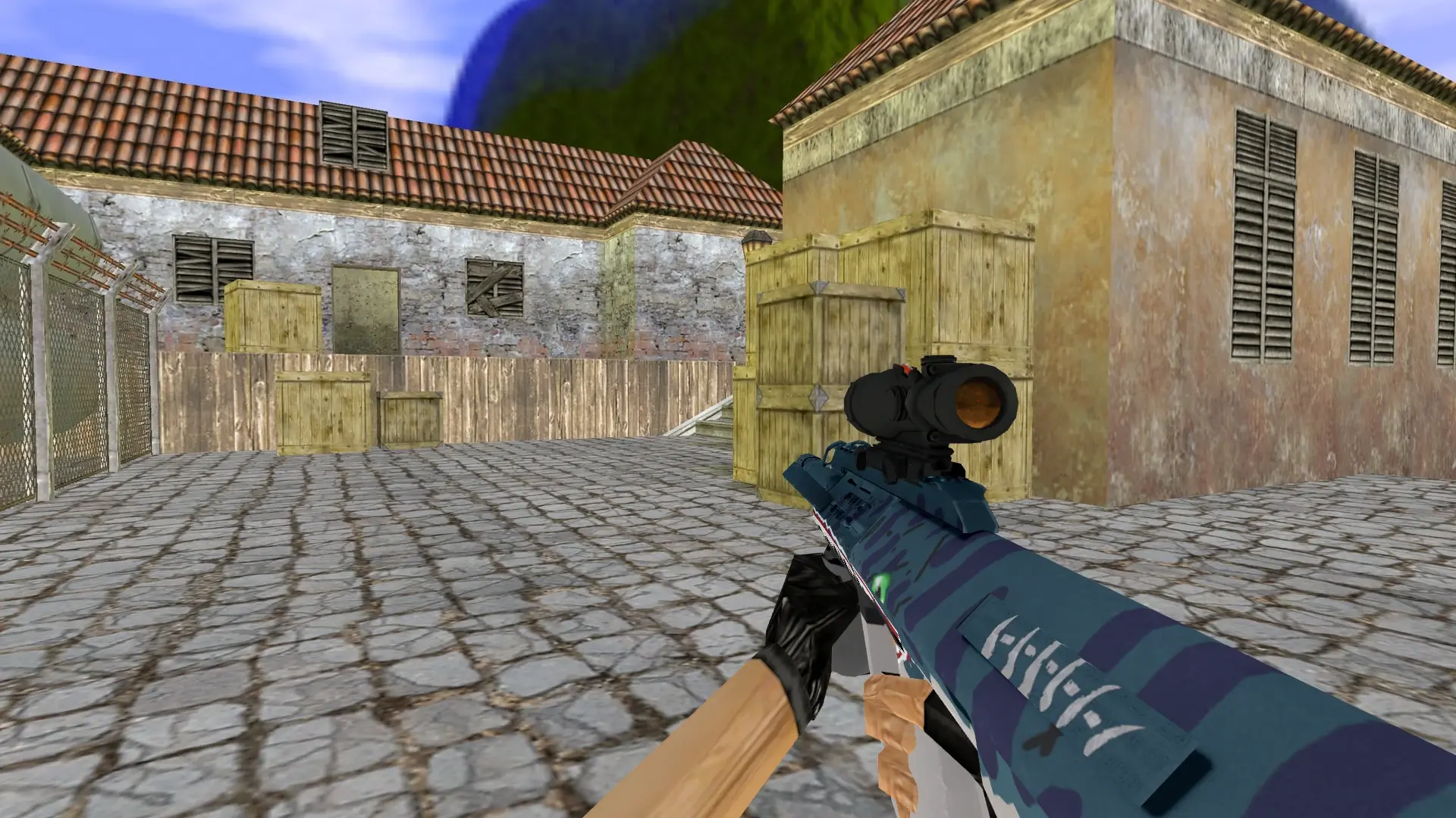 AUG Piranha — de_inferno (first person)