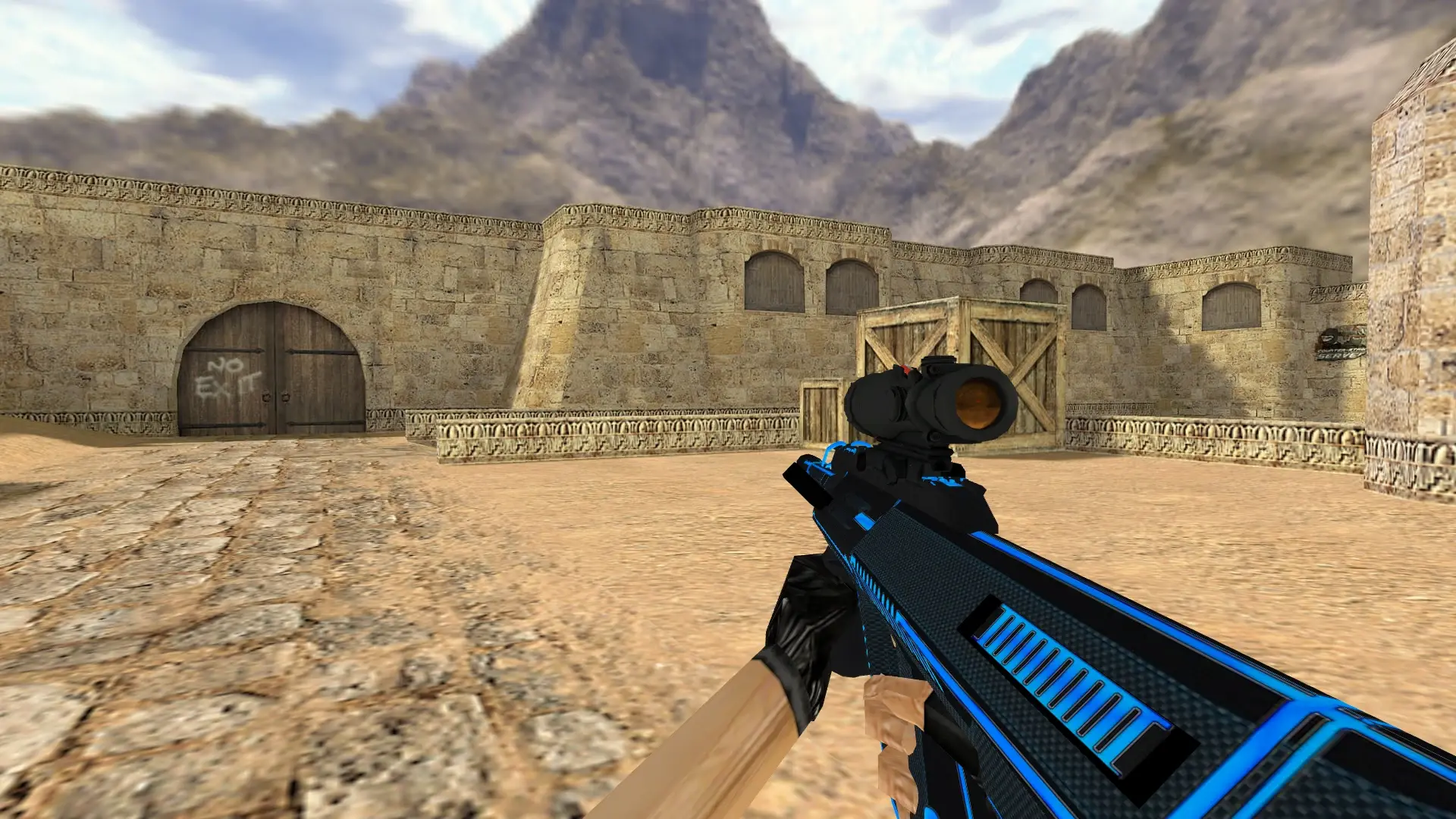AUG Plasmax — de_dust2 (first person)