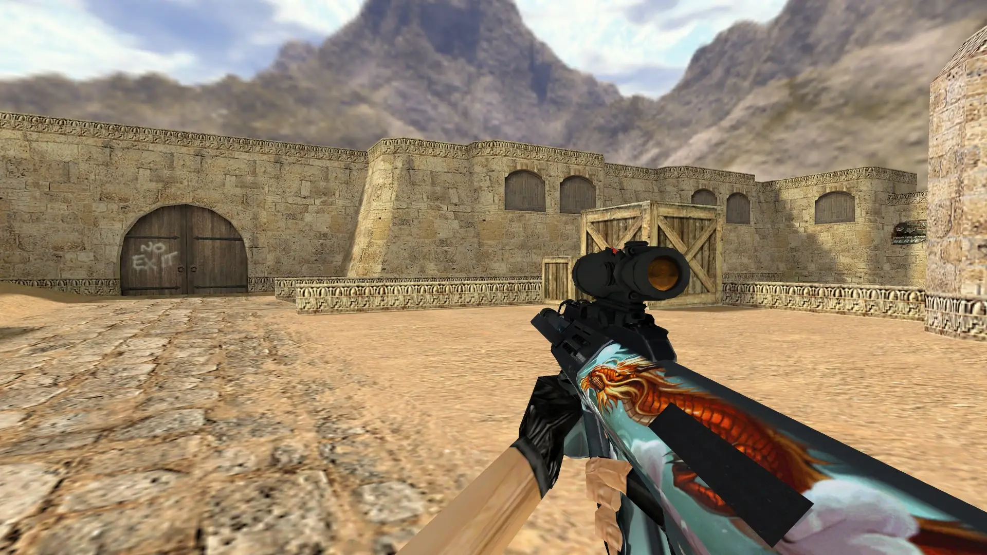 AUG Power Monkey — de_dust2 (first person)