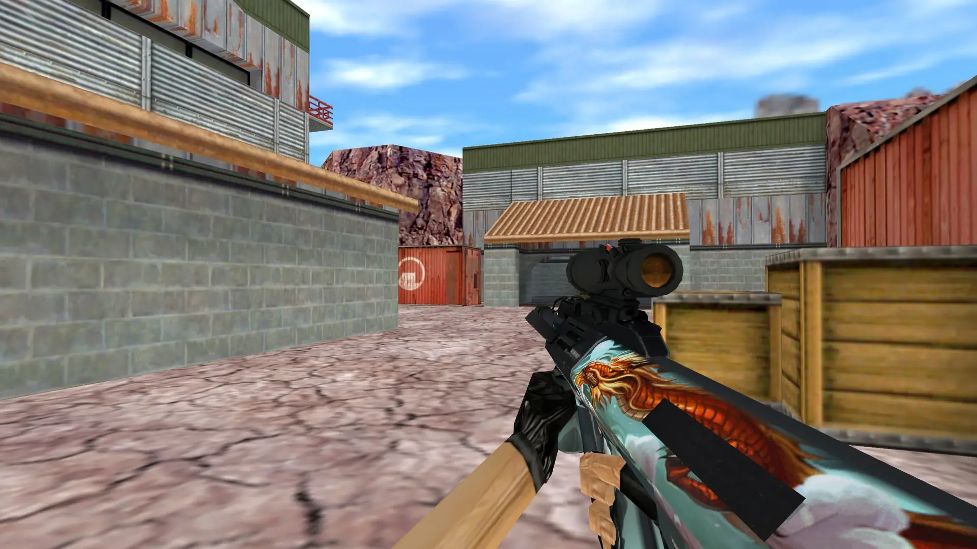 AUG Power Monkey — de_nuke (first person)