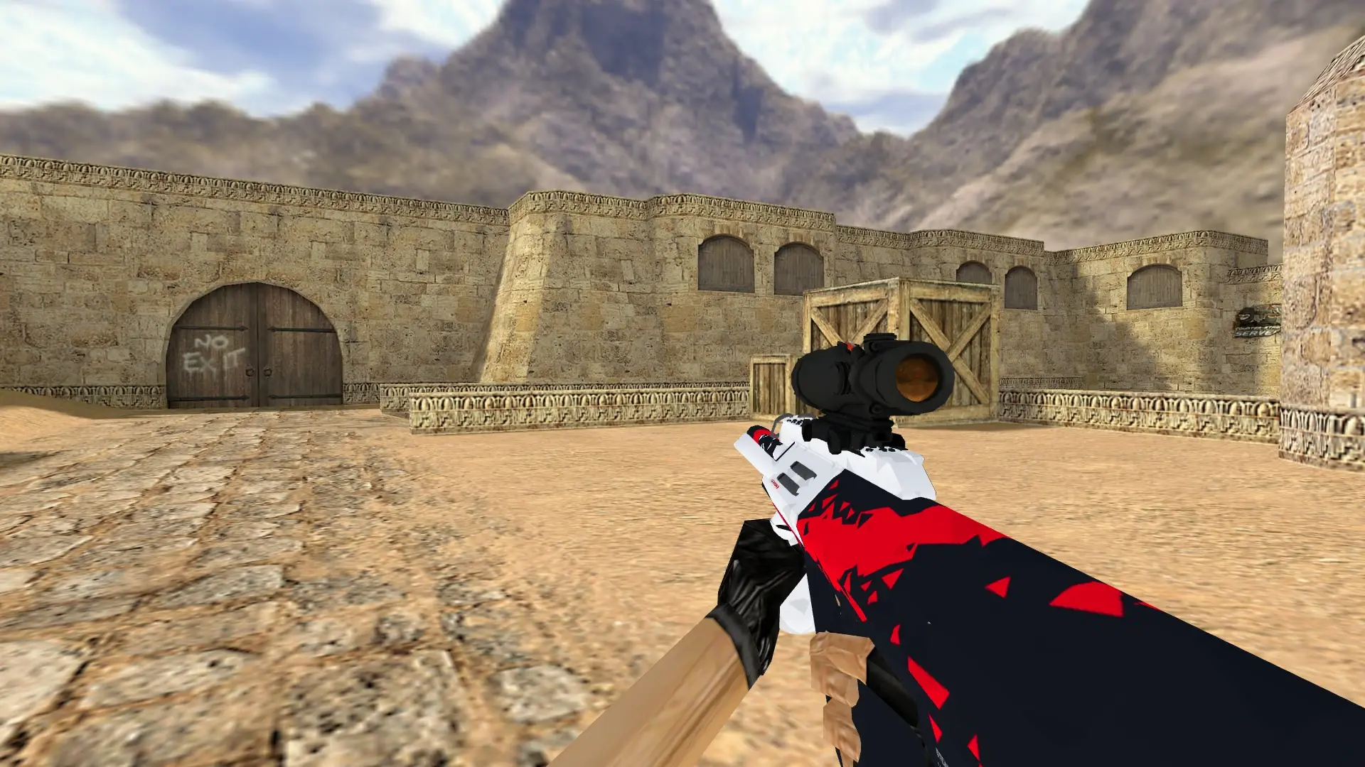 AUG Q Sport — de_dust2 (first person)