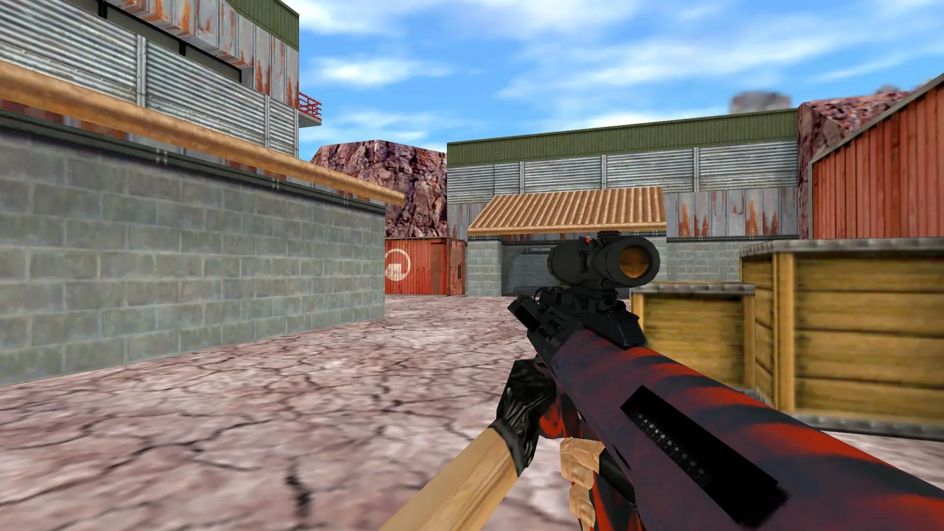 AUG Radiation Hazard — de_nuke (first person)