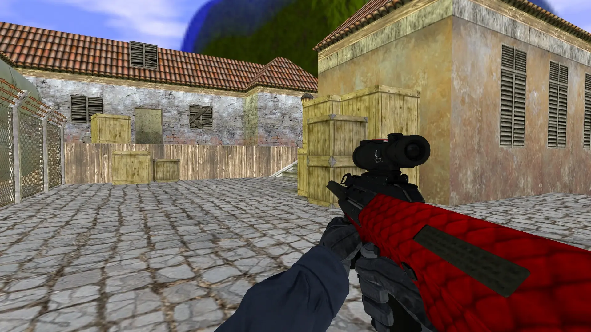 AUG Red and Bad — de_inferno (first person)