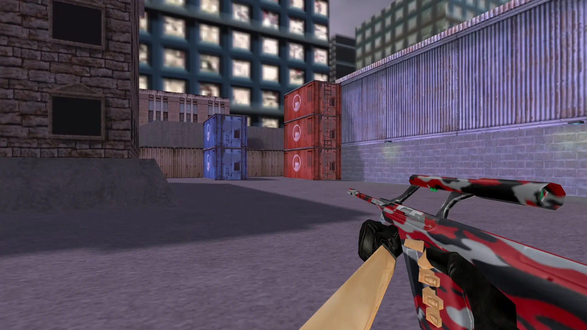 AUG Red Camo — cs_assault (first person)
