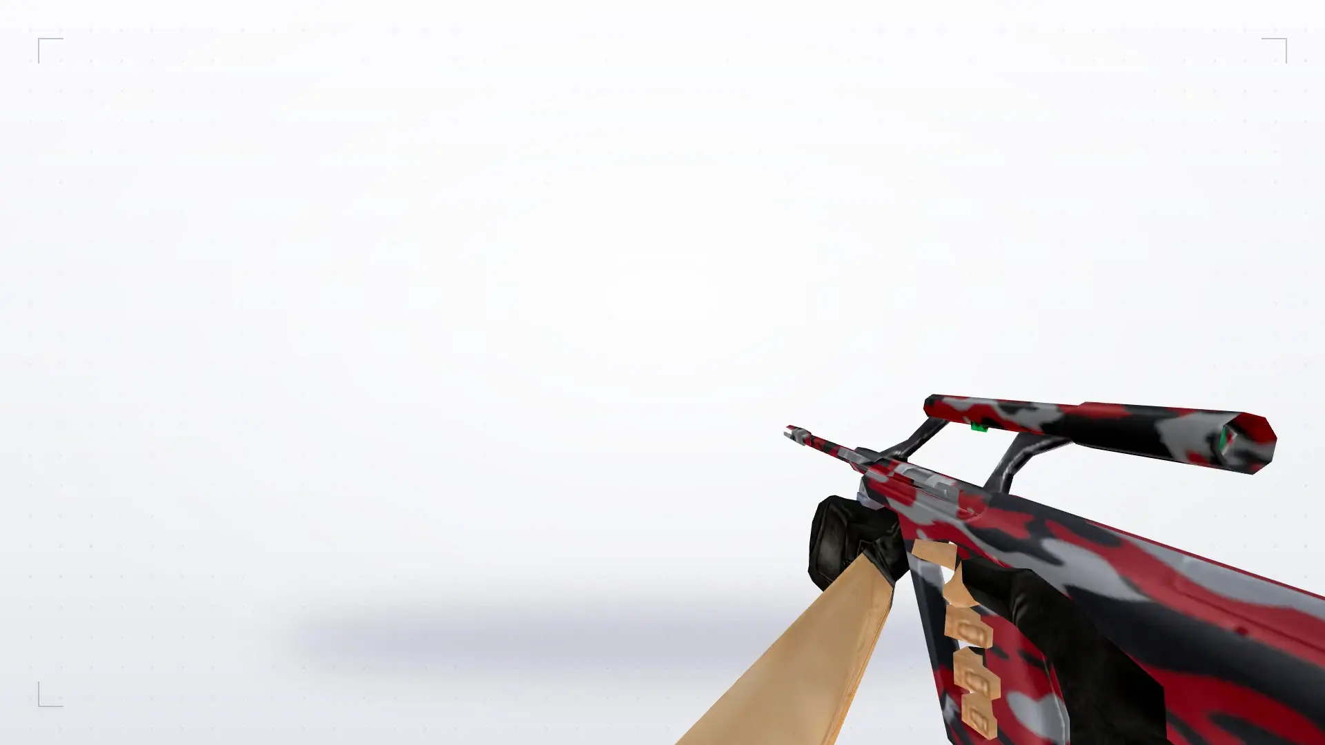 AUG Red Camo — first person