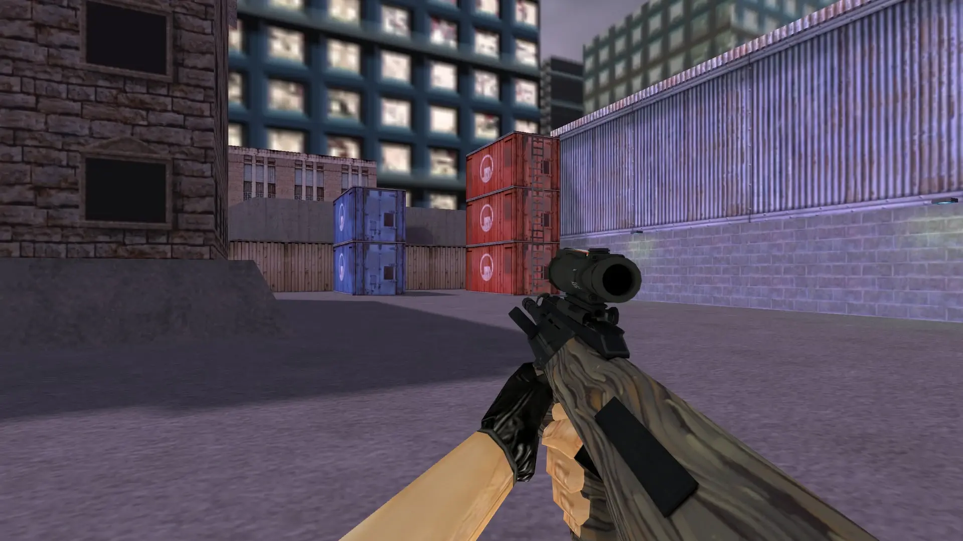 AUG | Spalted Wood — cs_assault (first person)