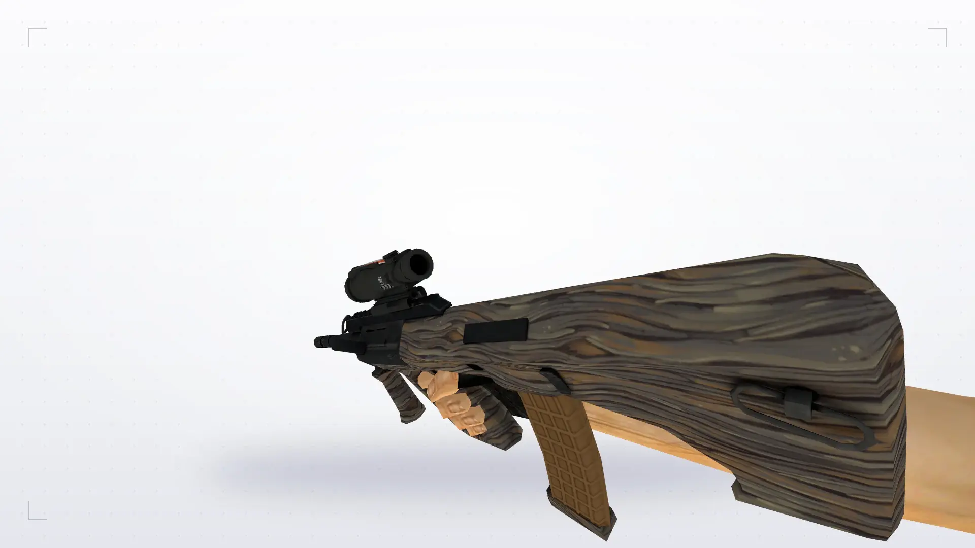 AUG | Spalted Wood — first person