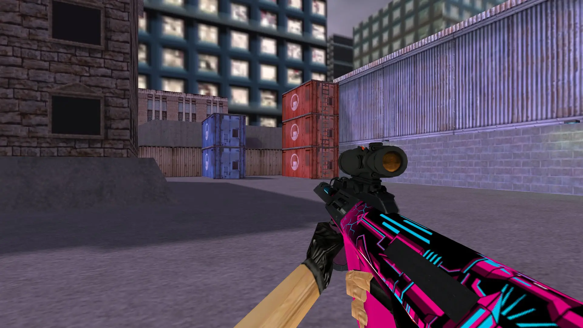 AUG Strike — cs_assault (first person)