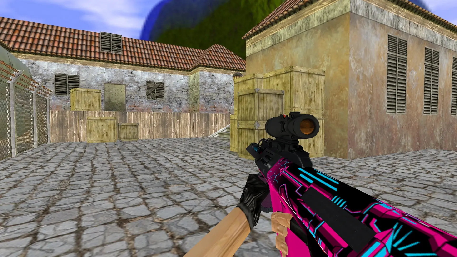 AUG Strike — de_inferno (first person)