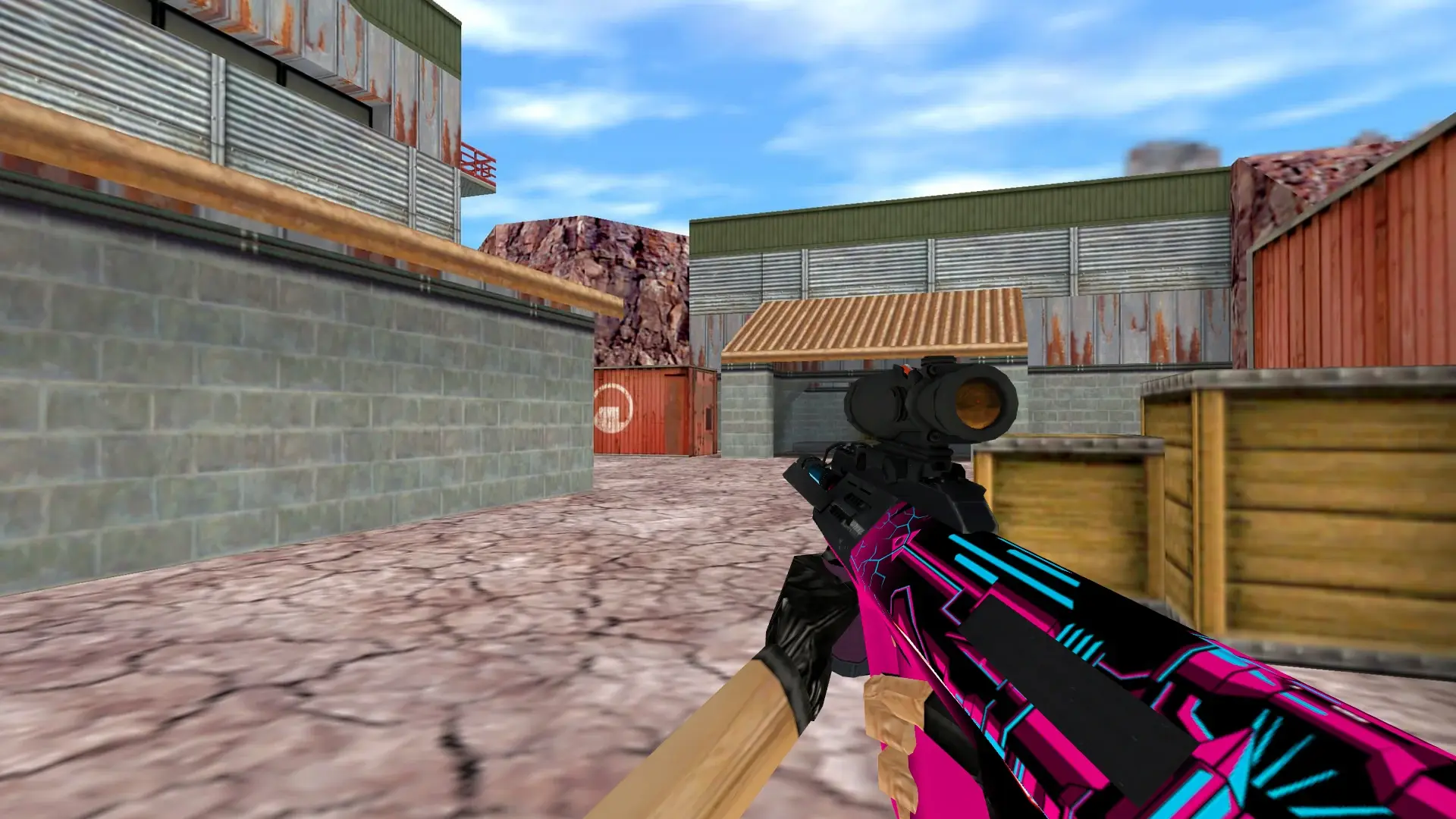AUG Strike — de_nuke (first person)