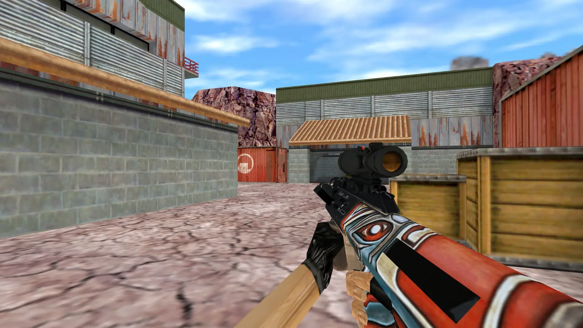 AUG Totem — de_nuke (first person)