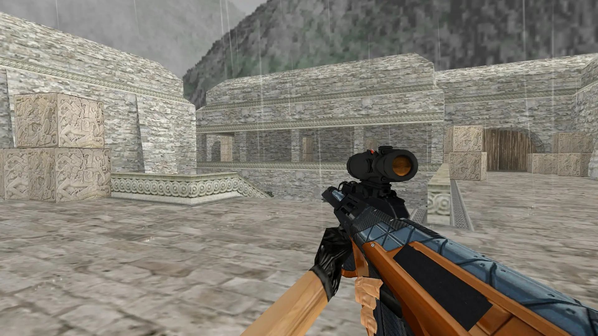 AUG Trique — de_aztec (first person)