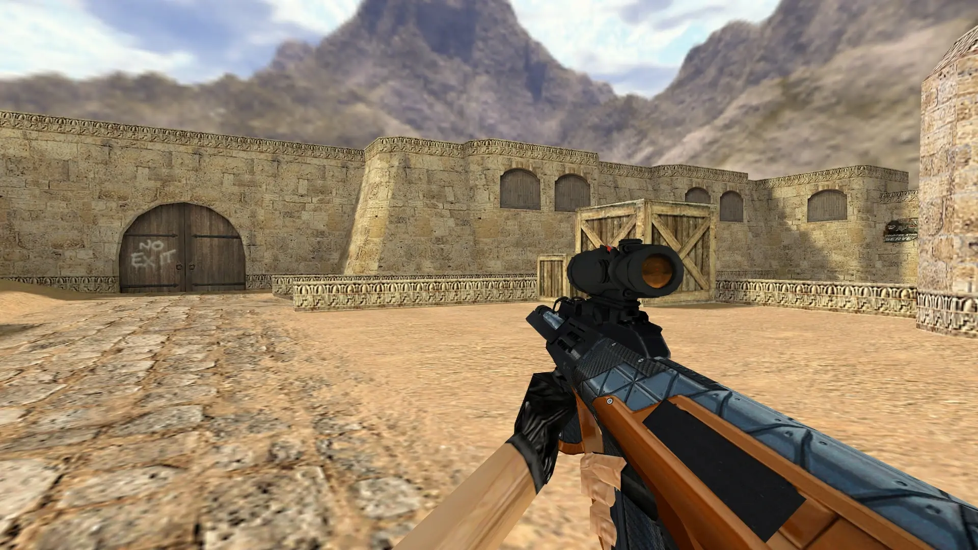 AUG Trique — de_dust2 (first person)