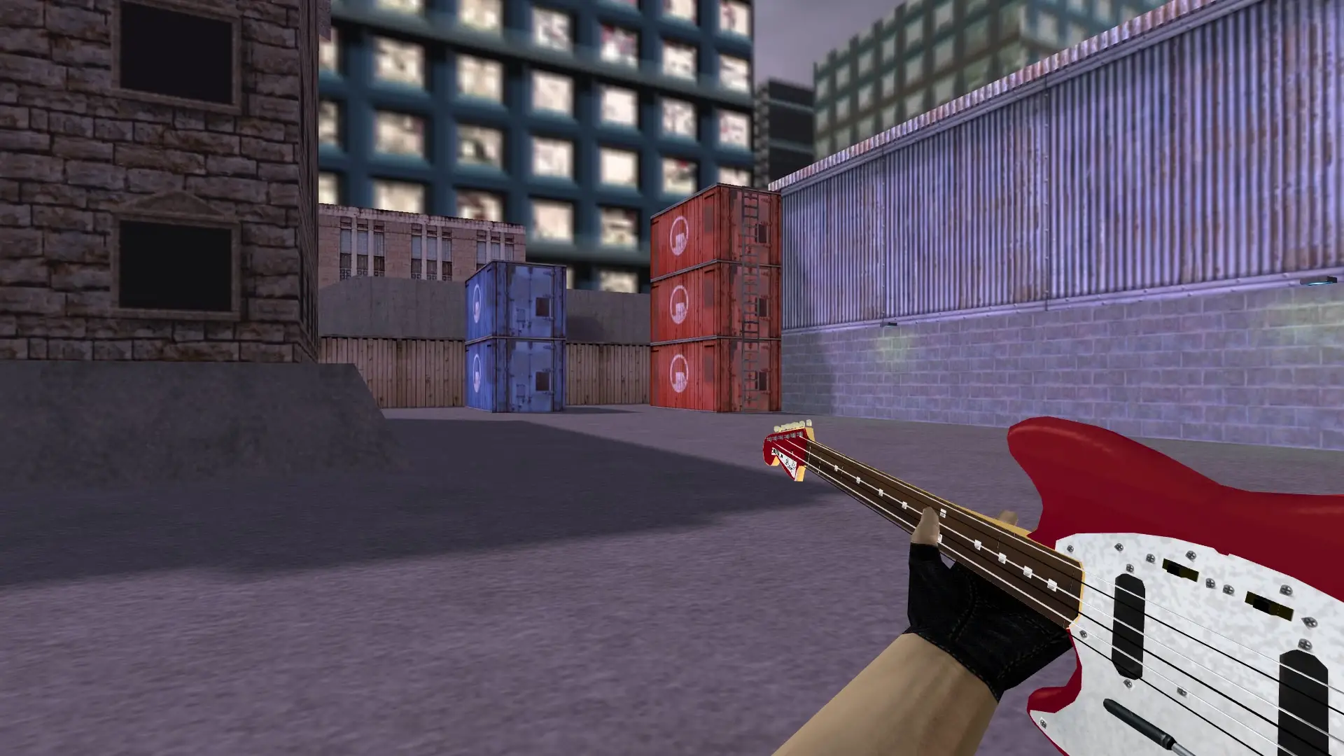 Guitar Shotgun — cs_assault (first person)
